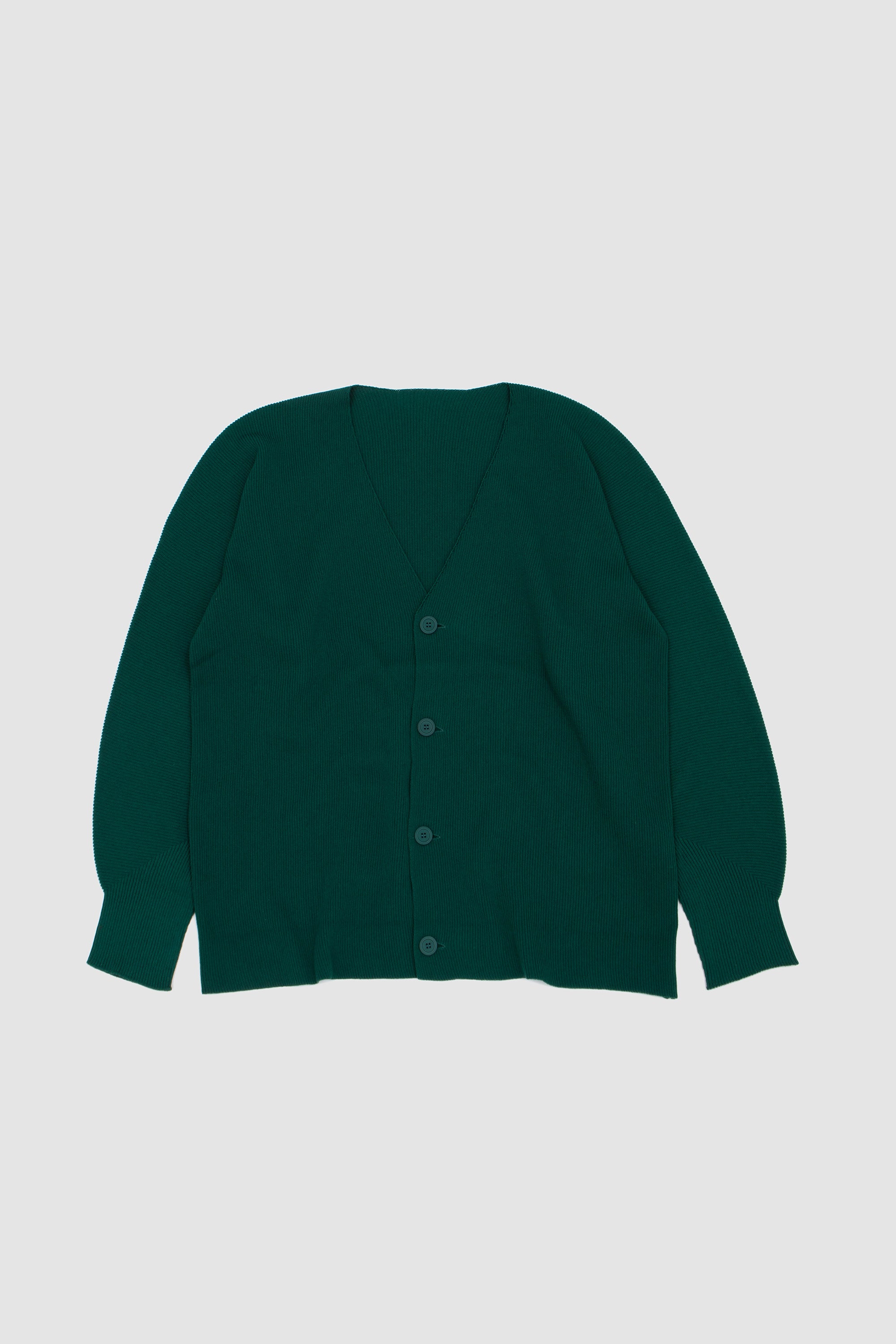 Basic Knit Cardigan Green
