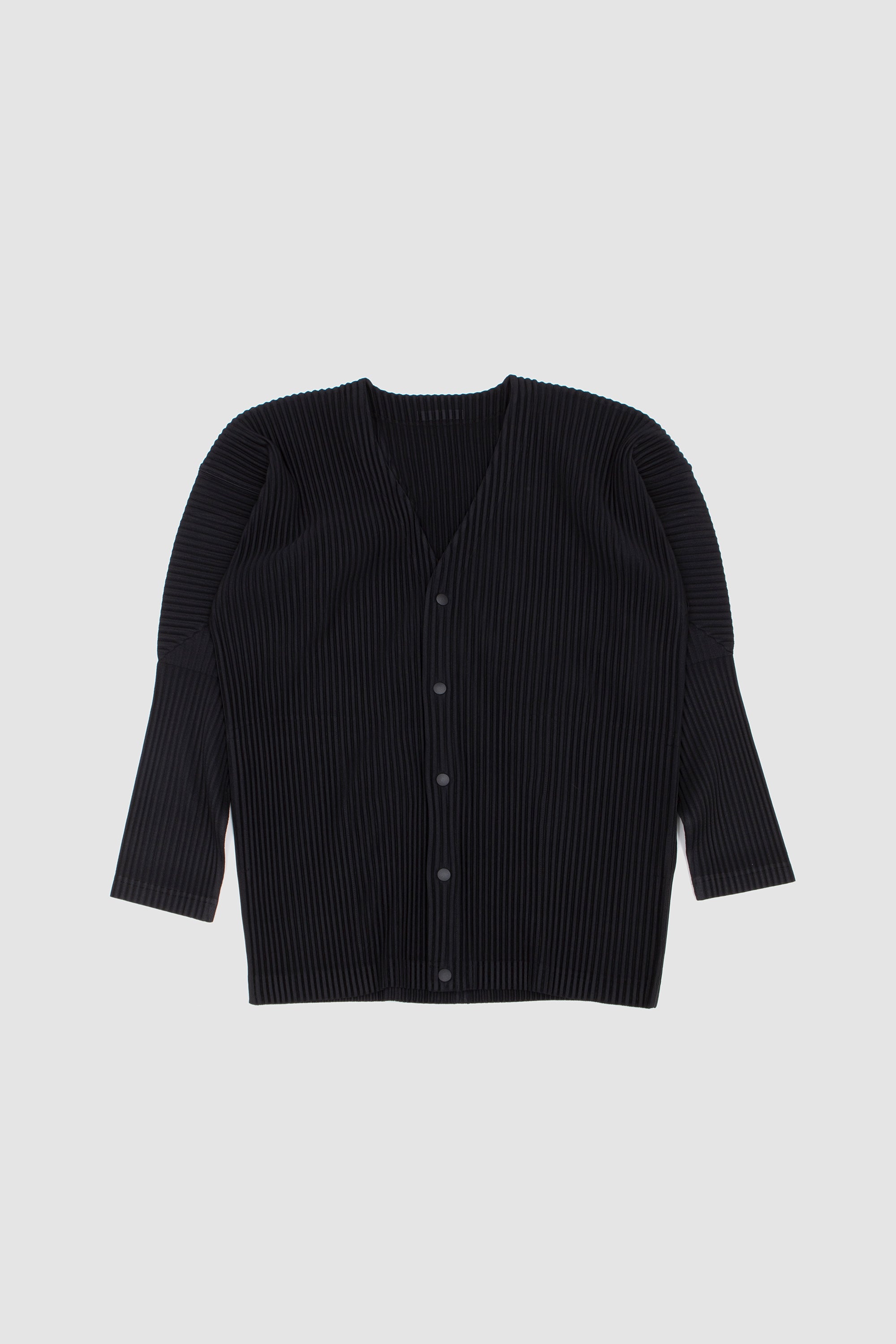 Basics V-Neck Shirt Black_1
