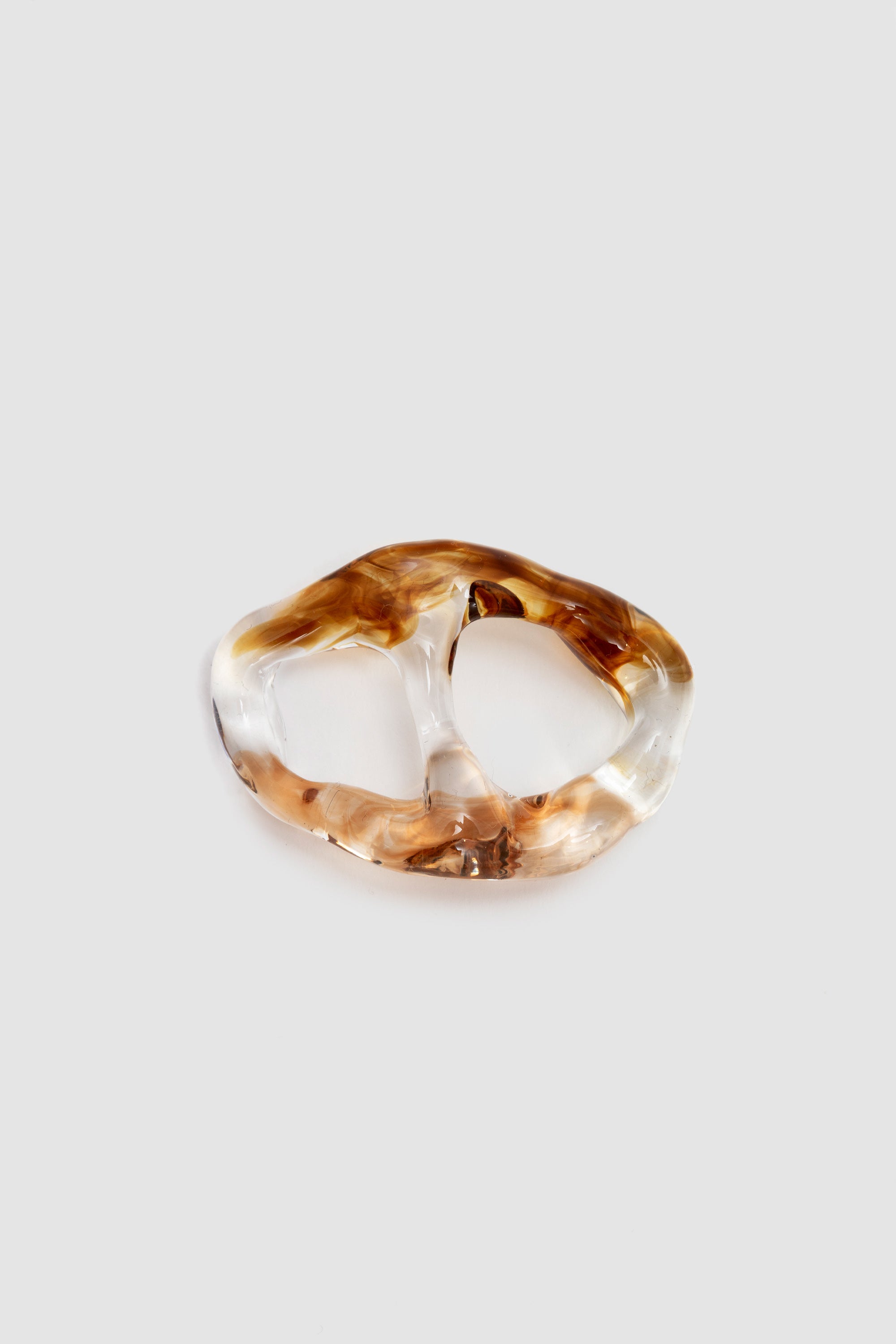 Crystalline Stole Buckle Brown