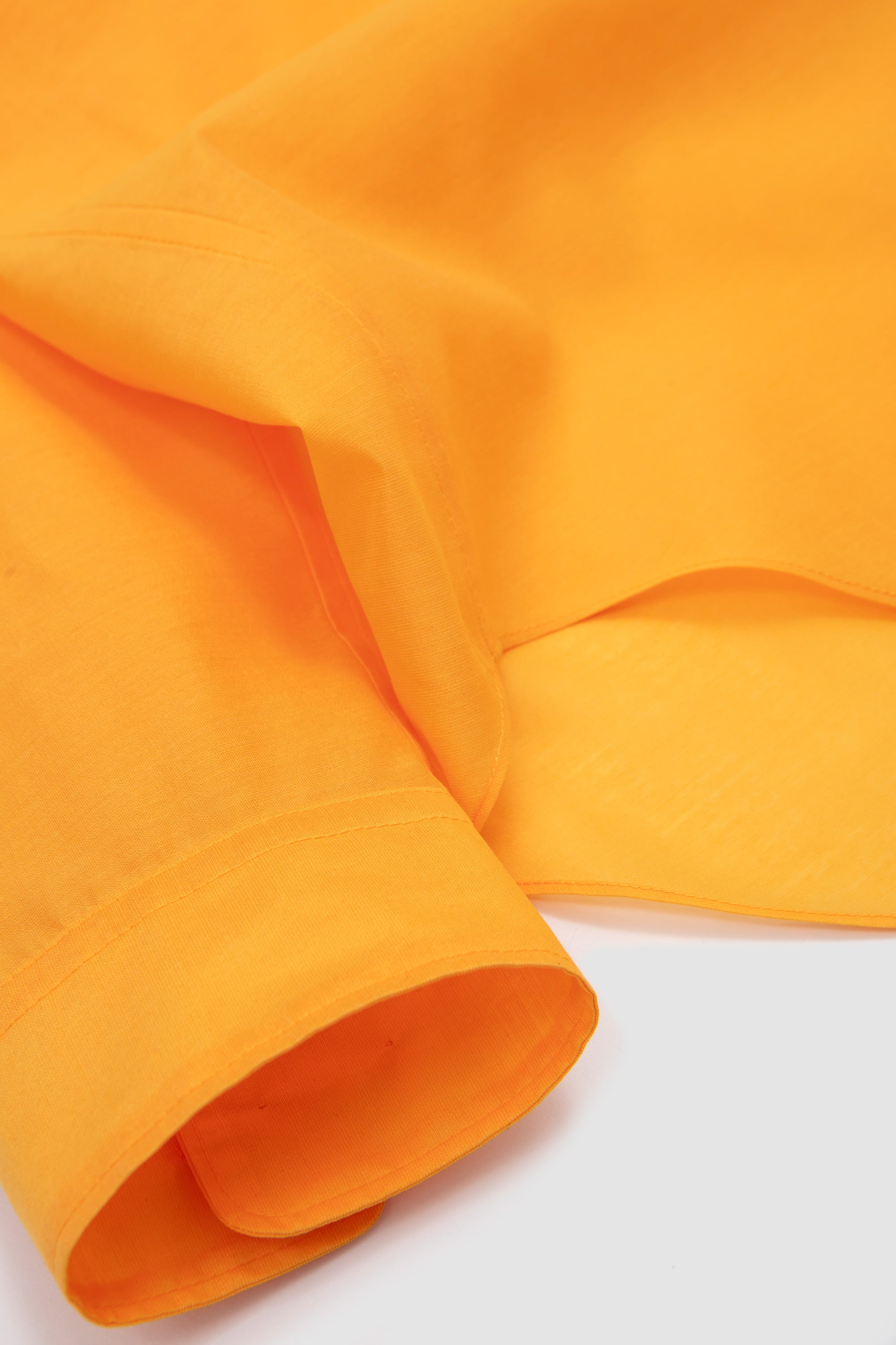 Crystalline Wool Blend Shirt Orange