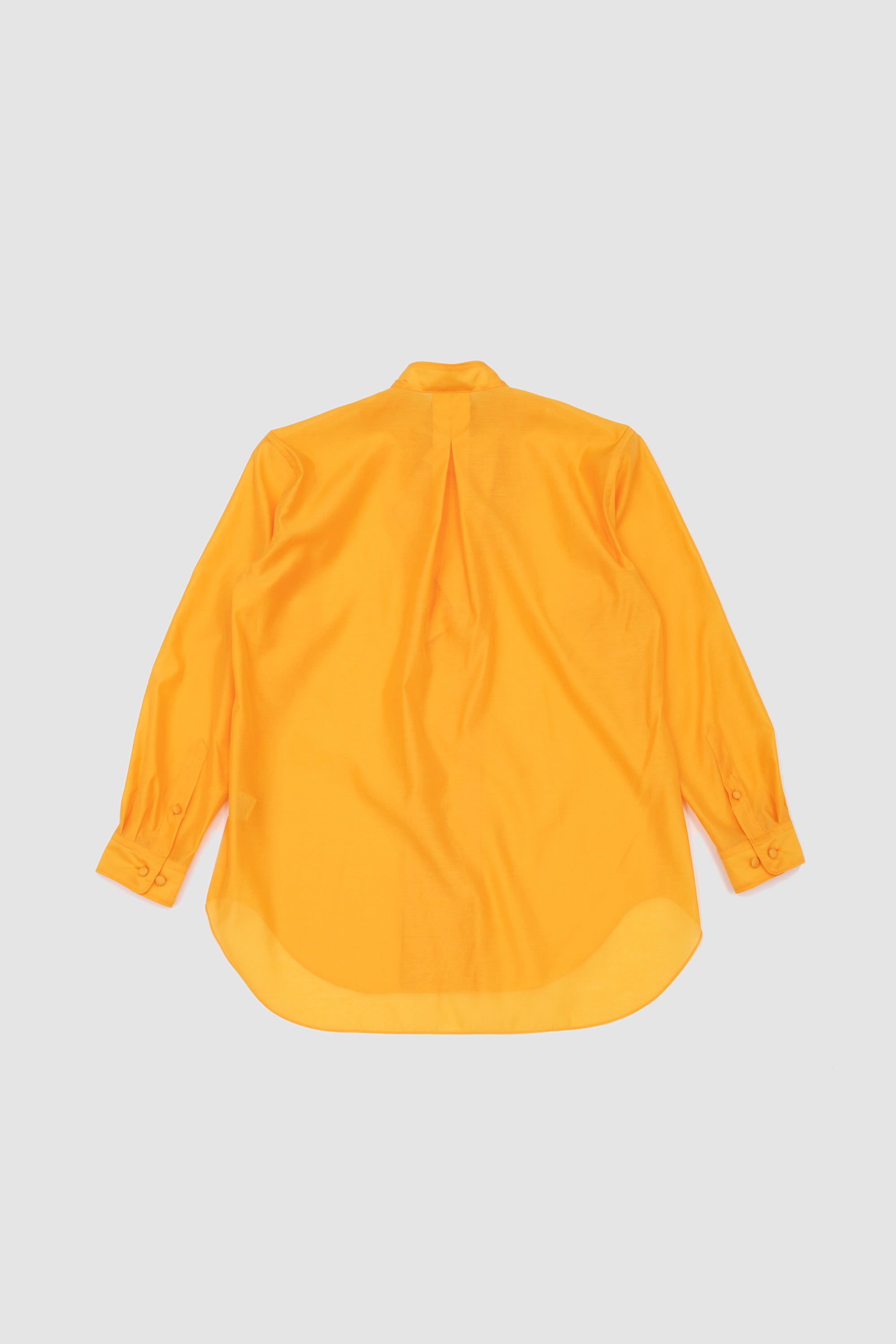 Crystalline Wool Blend Shirt Orange_4