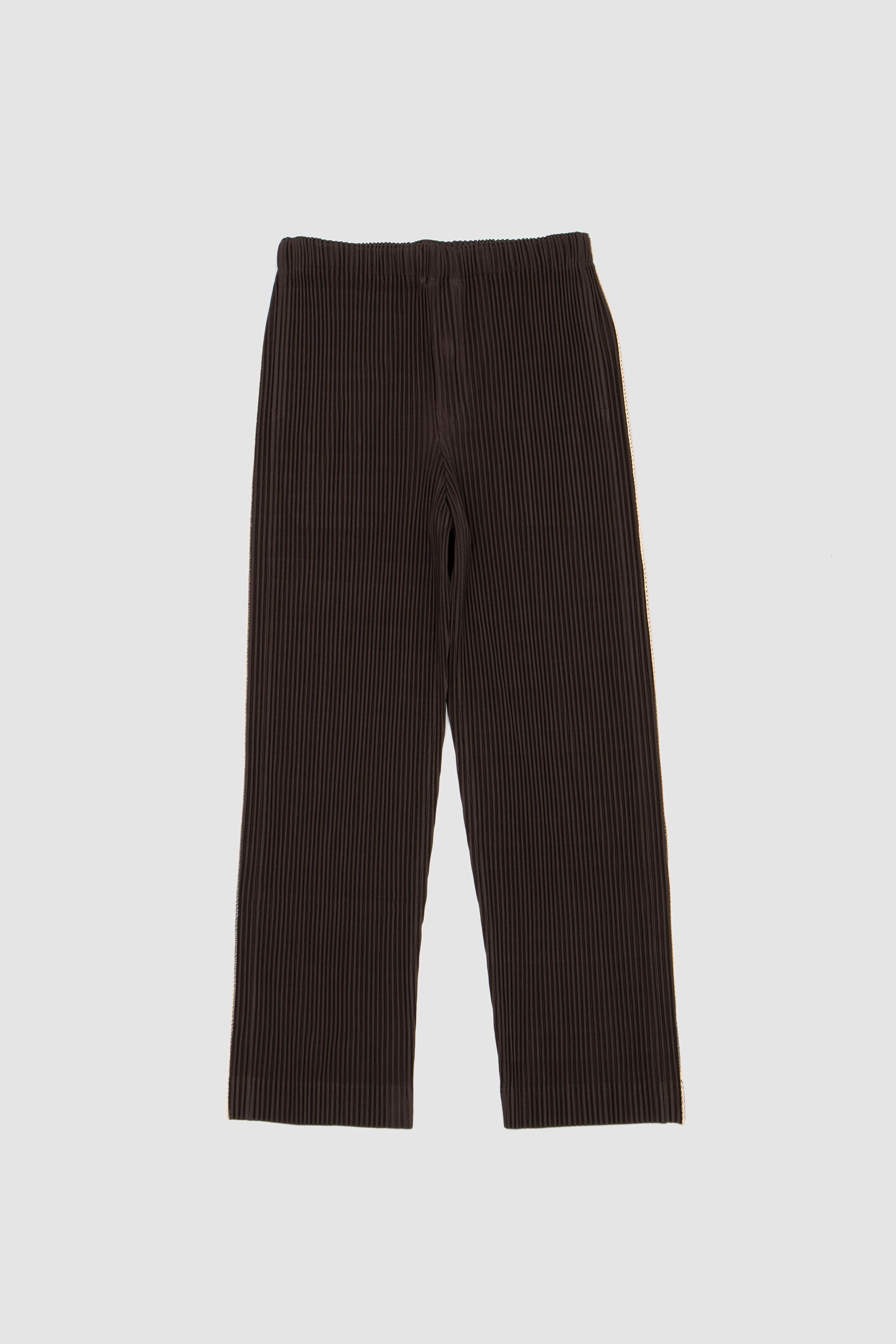 Embroidery Stripes Shade Greyish Brown