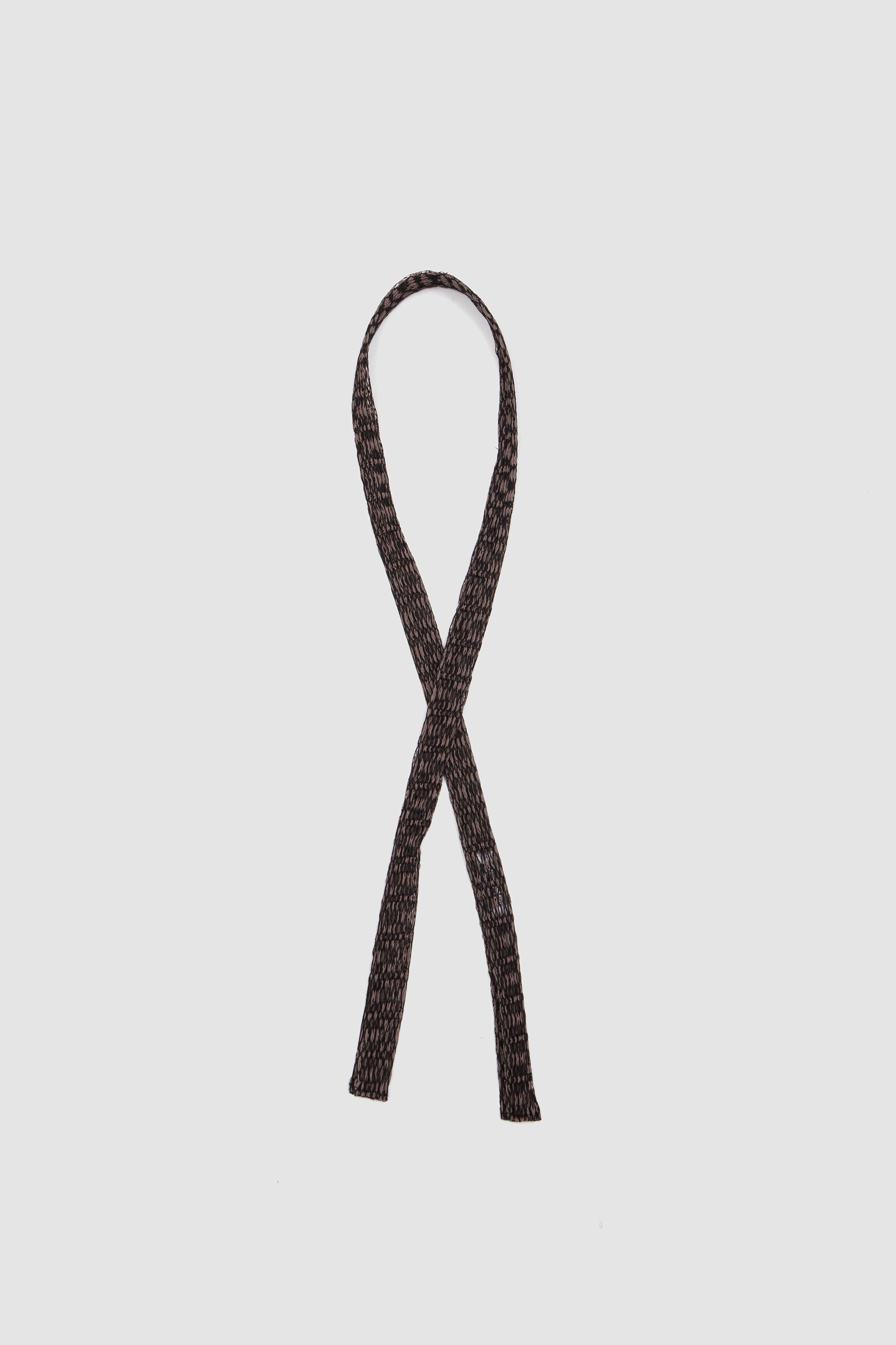 Mesh Pleats Tie Black_4