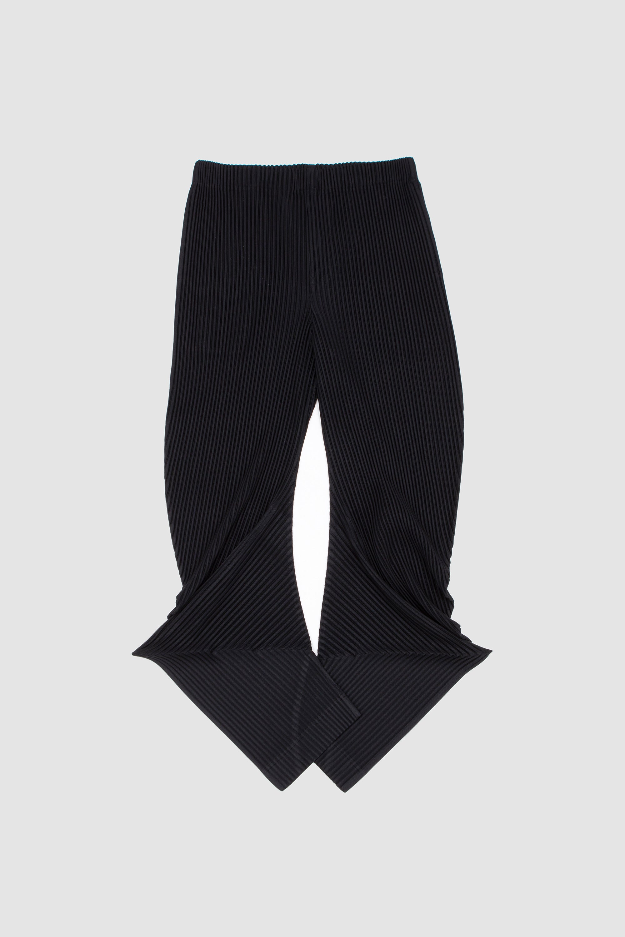 Pleats Bottoms Trousers 1 Black_4