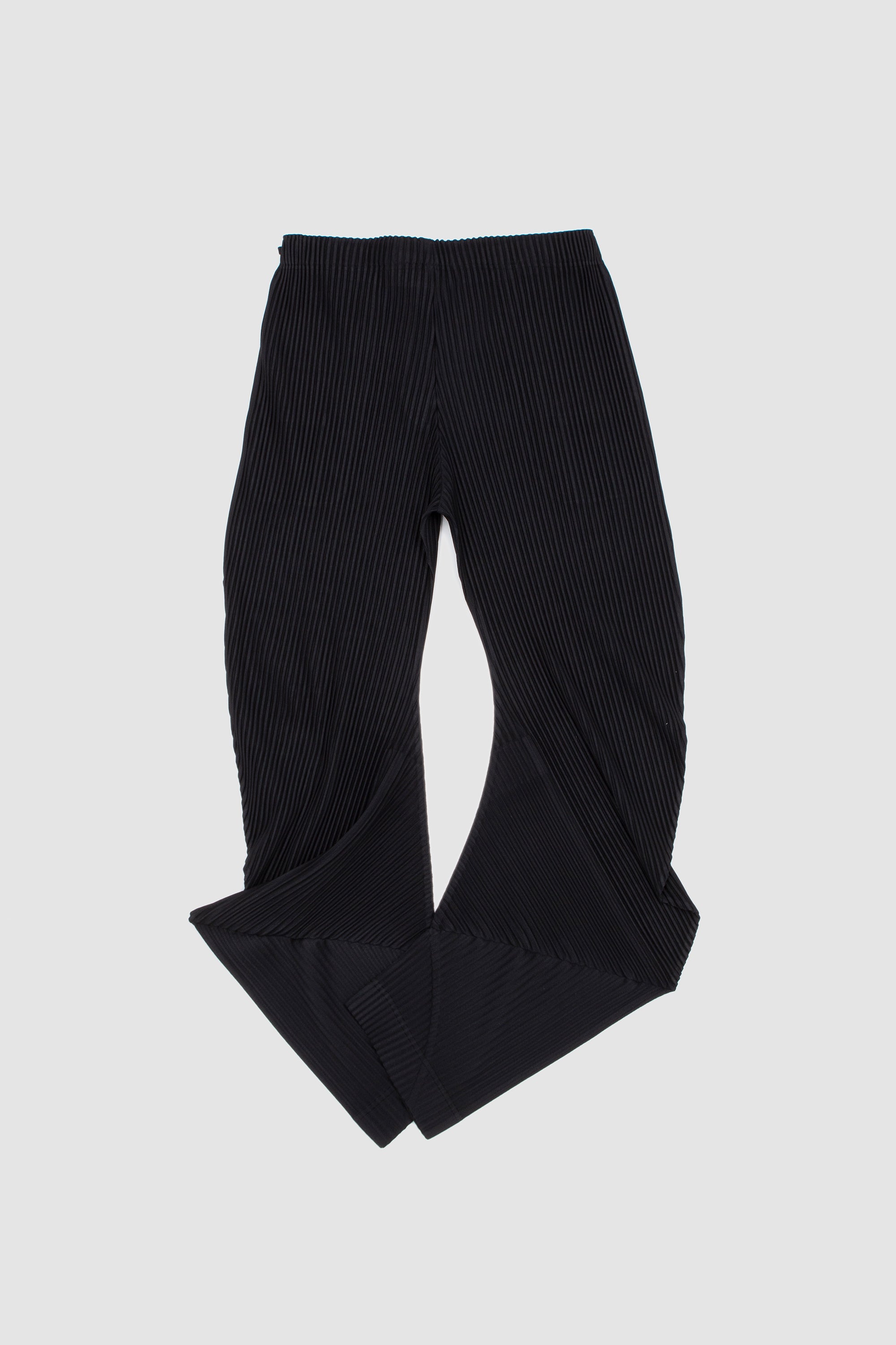 Pleats Bottoms Trousers 1 Black_8