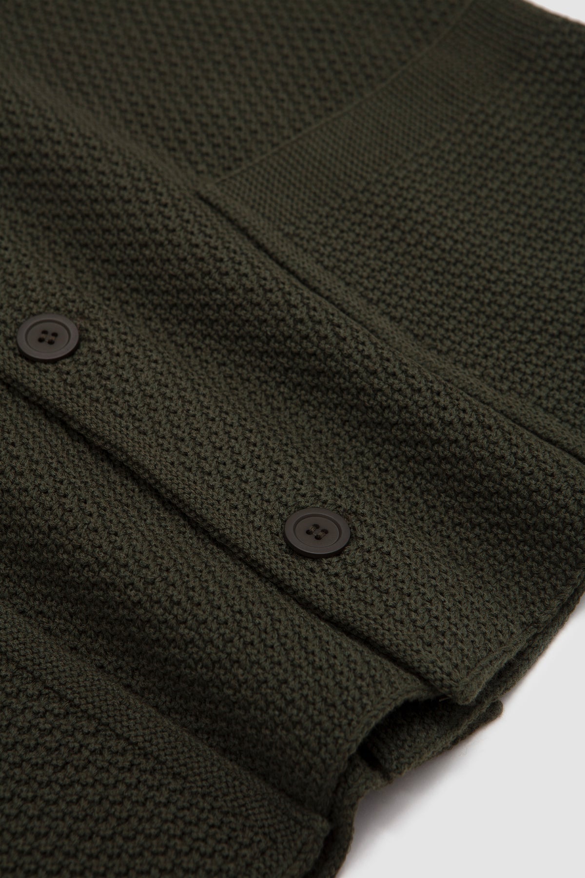 Rustic Knit Vest Khaki_3