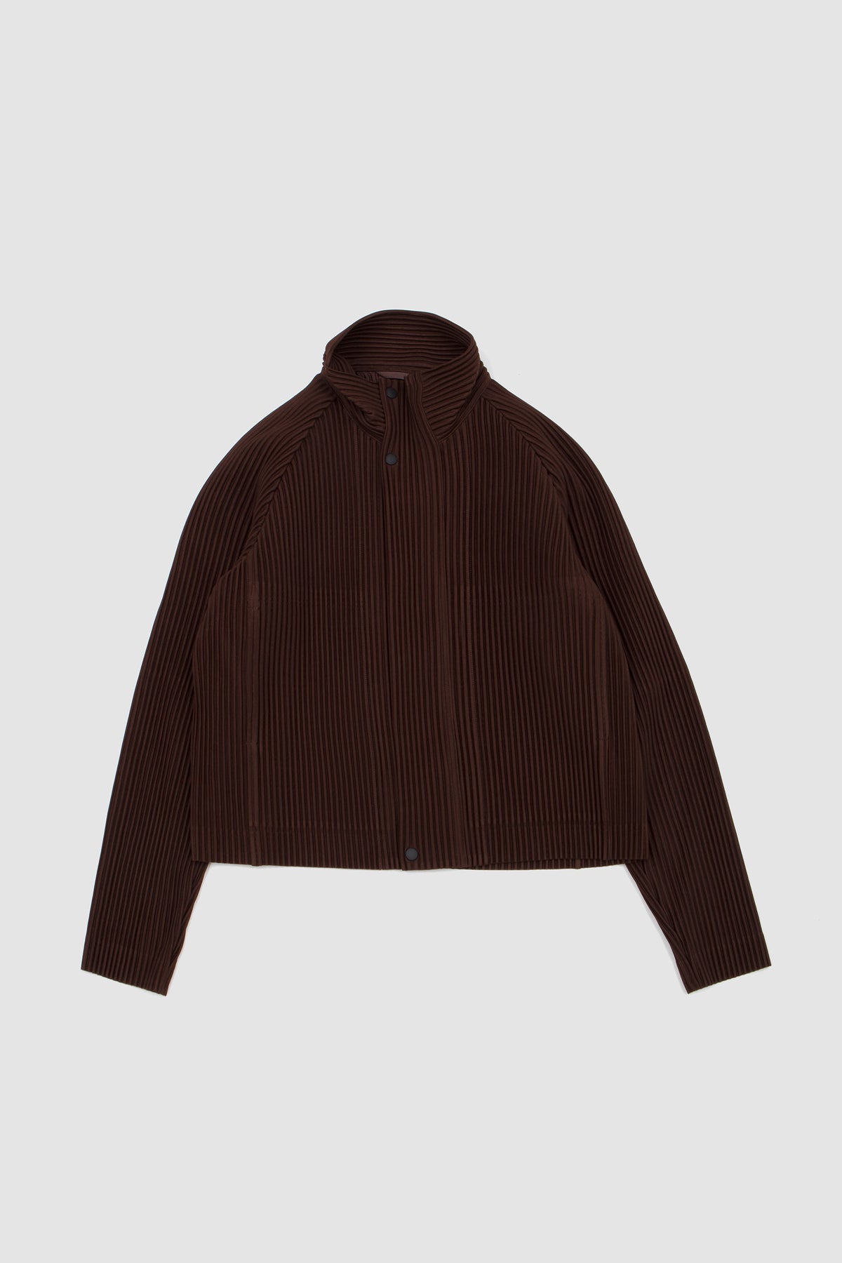 Tailored Pleats 1 Blouson Shadow Brown
