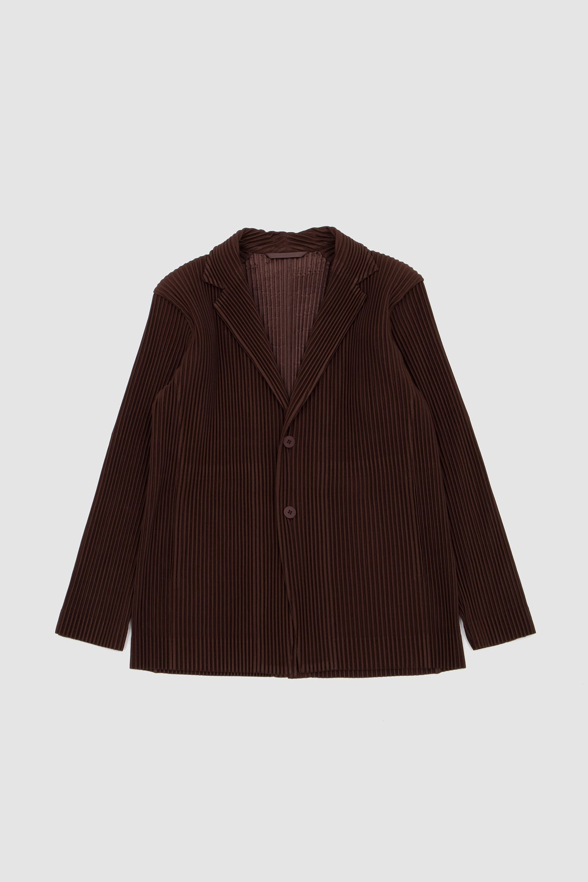 Tailored Pleats 1 Jacket Shadow Brown