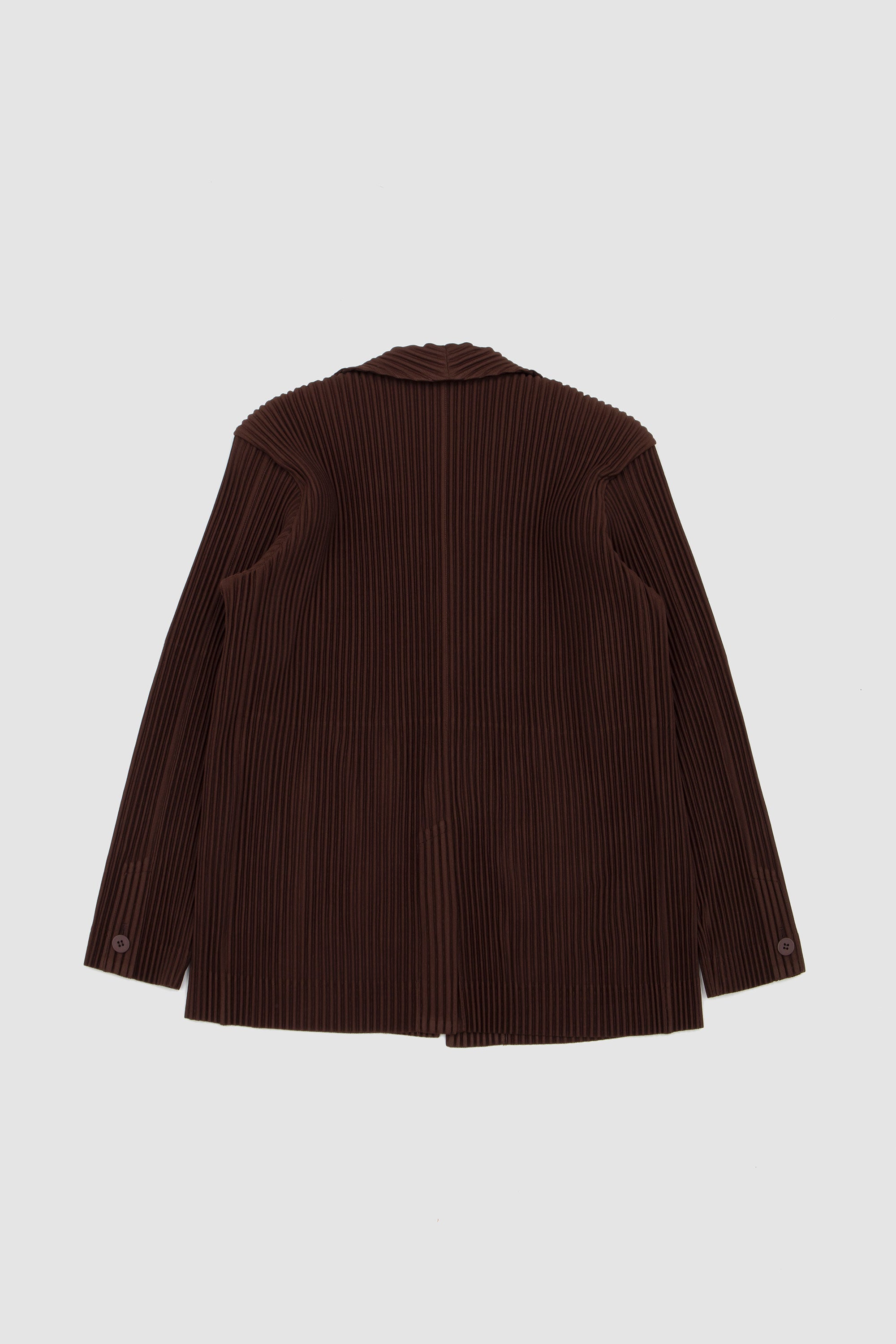 Tailored Pleats 1 Jacket Shadow Brown_4