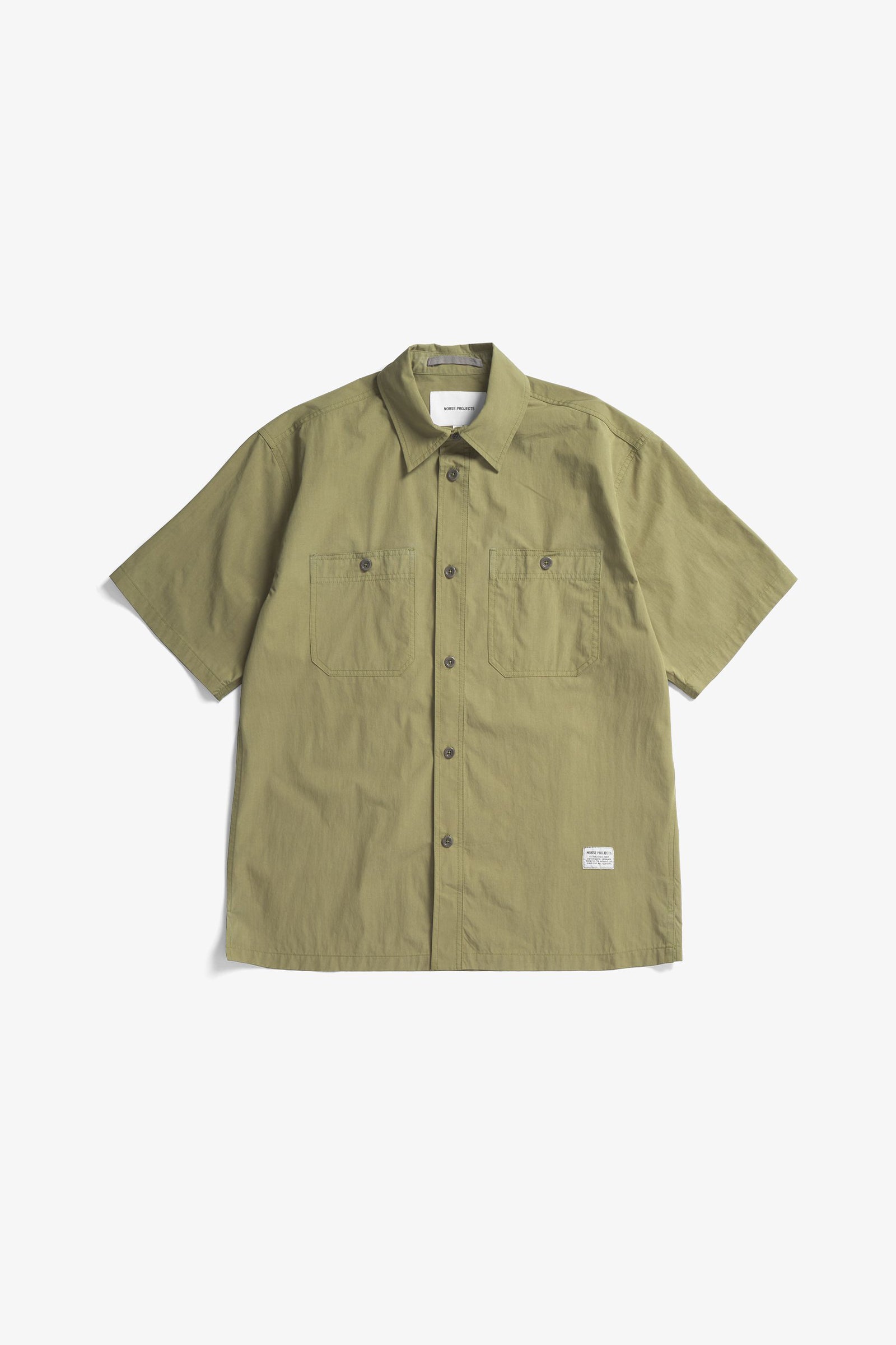 Ivan Tech Poplin SS Shirt Moss Green_1