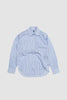 SPORTIVO STORE_Triple Collar Shirt White Blue Stripe