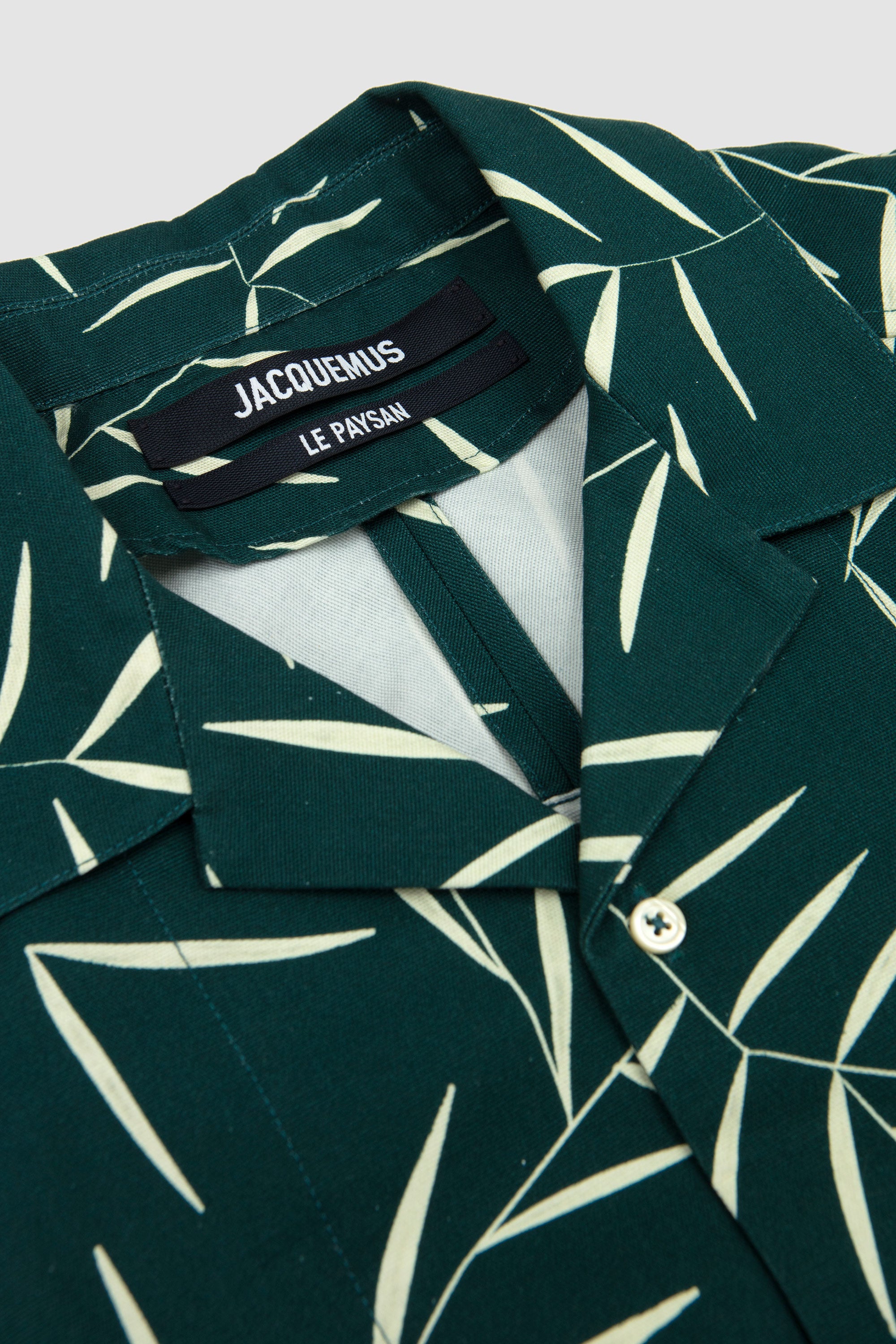 La Chemise Fonccio Print Foliage Dark Green