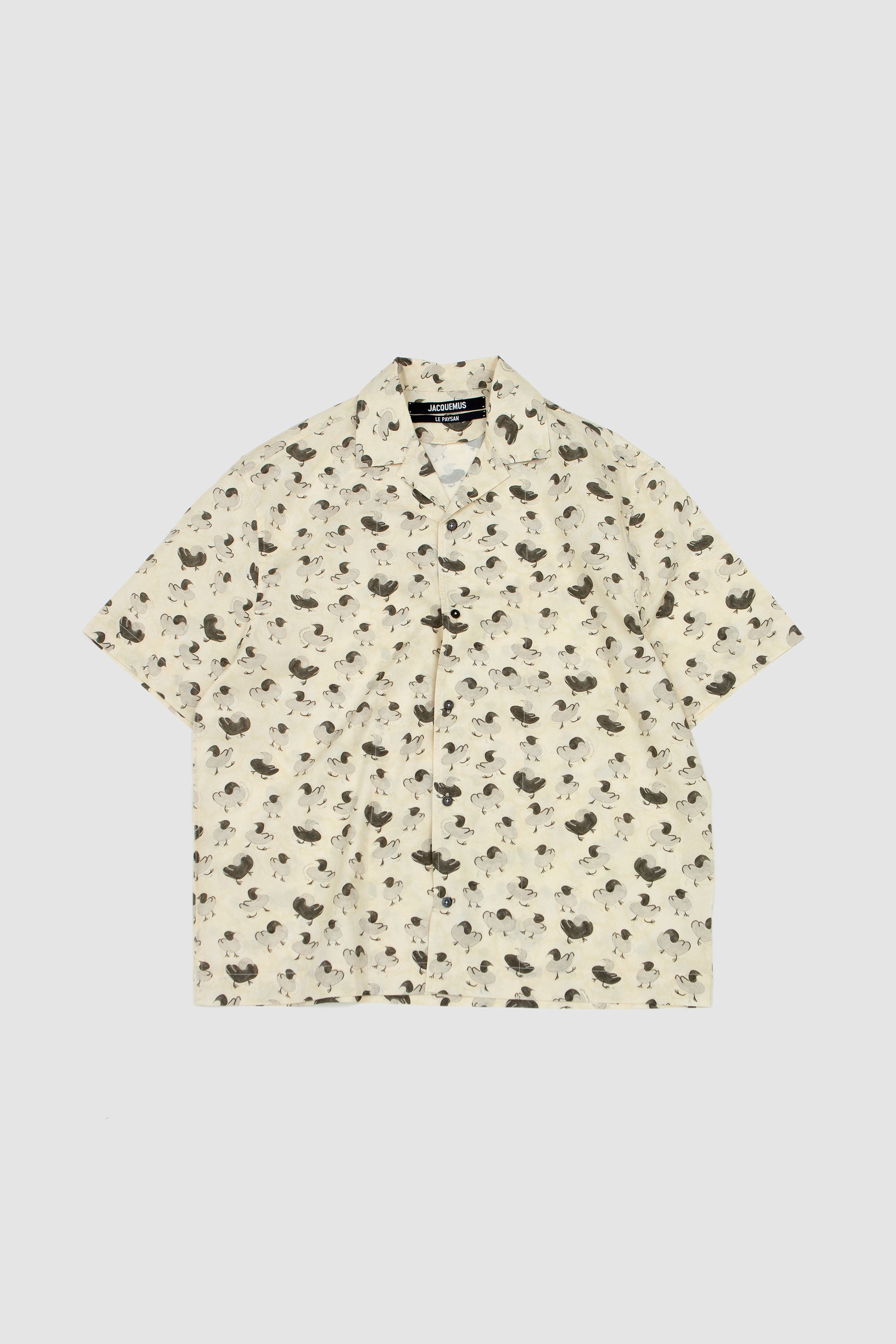 La Chemise Jean Print Duck Light Beige Grey_5