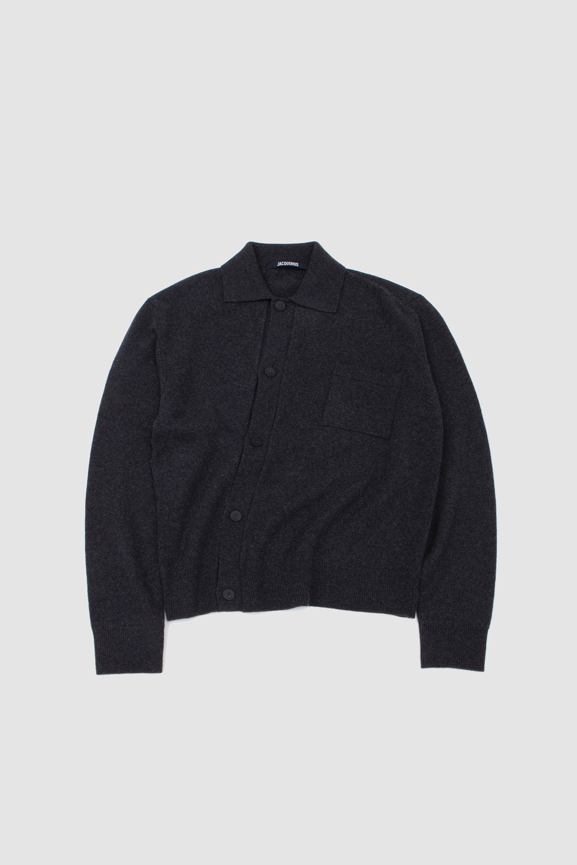 La Maille Cuadro Dark Grey_1