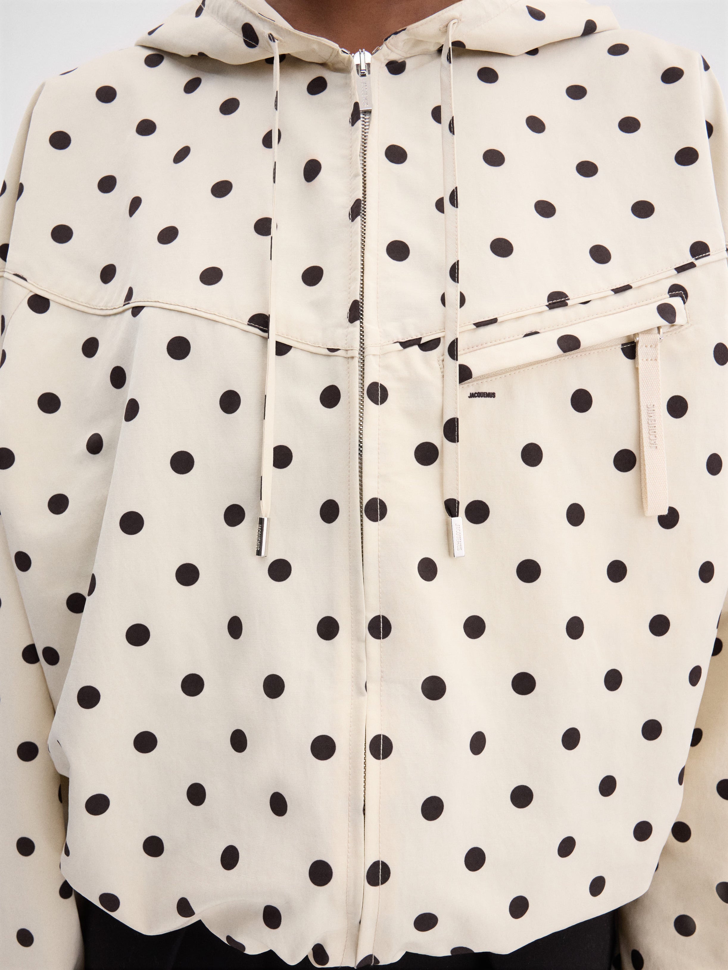 SPORTIVO [Le blouson bateau print dots logo off white]
