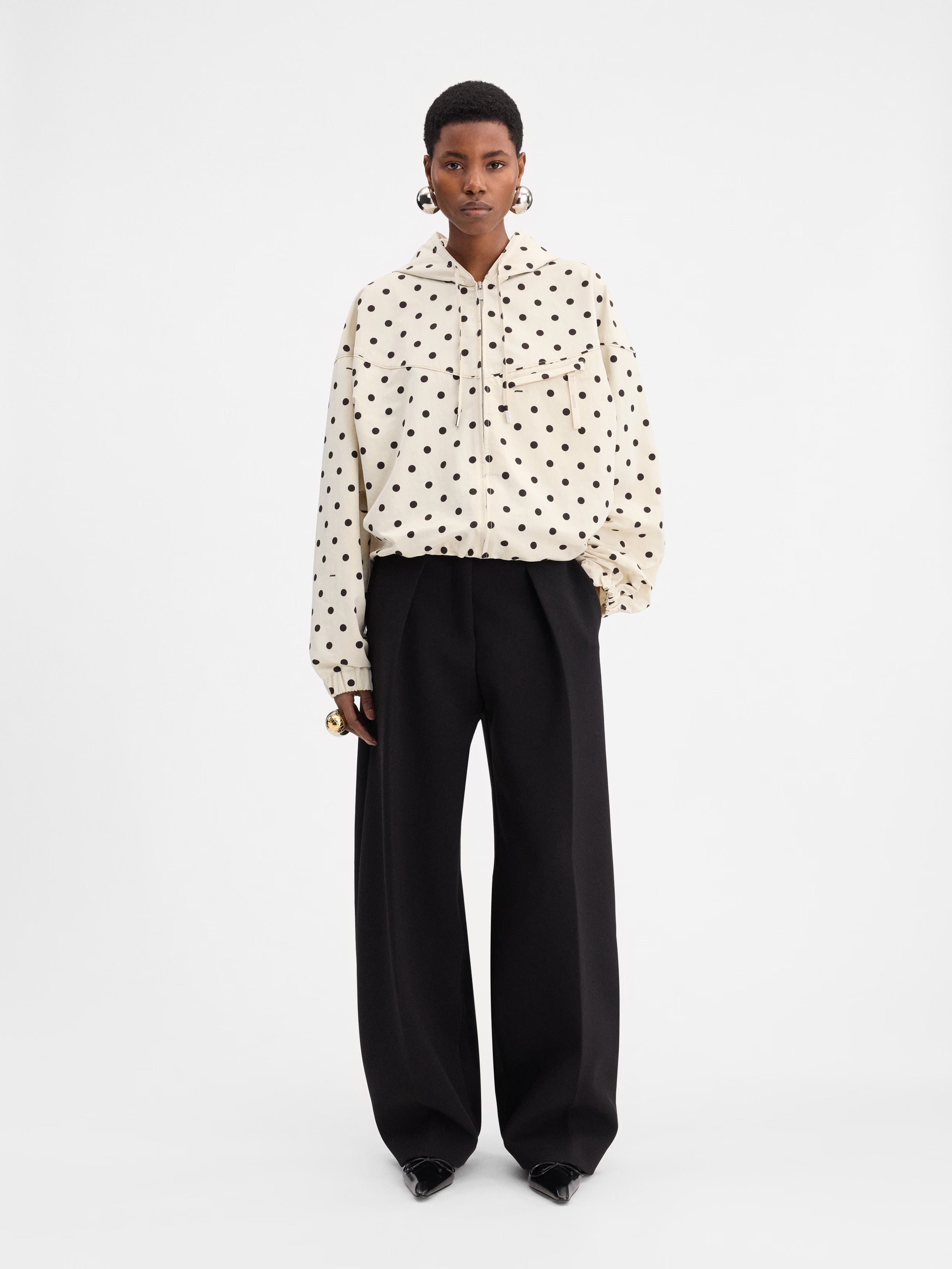Le Blouson Bateau Print Dots Logo Off White_2