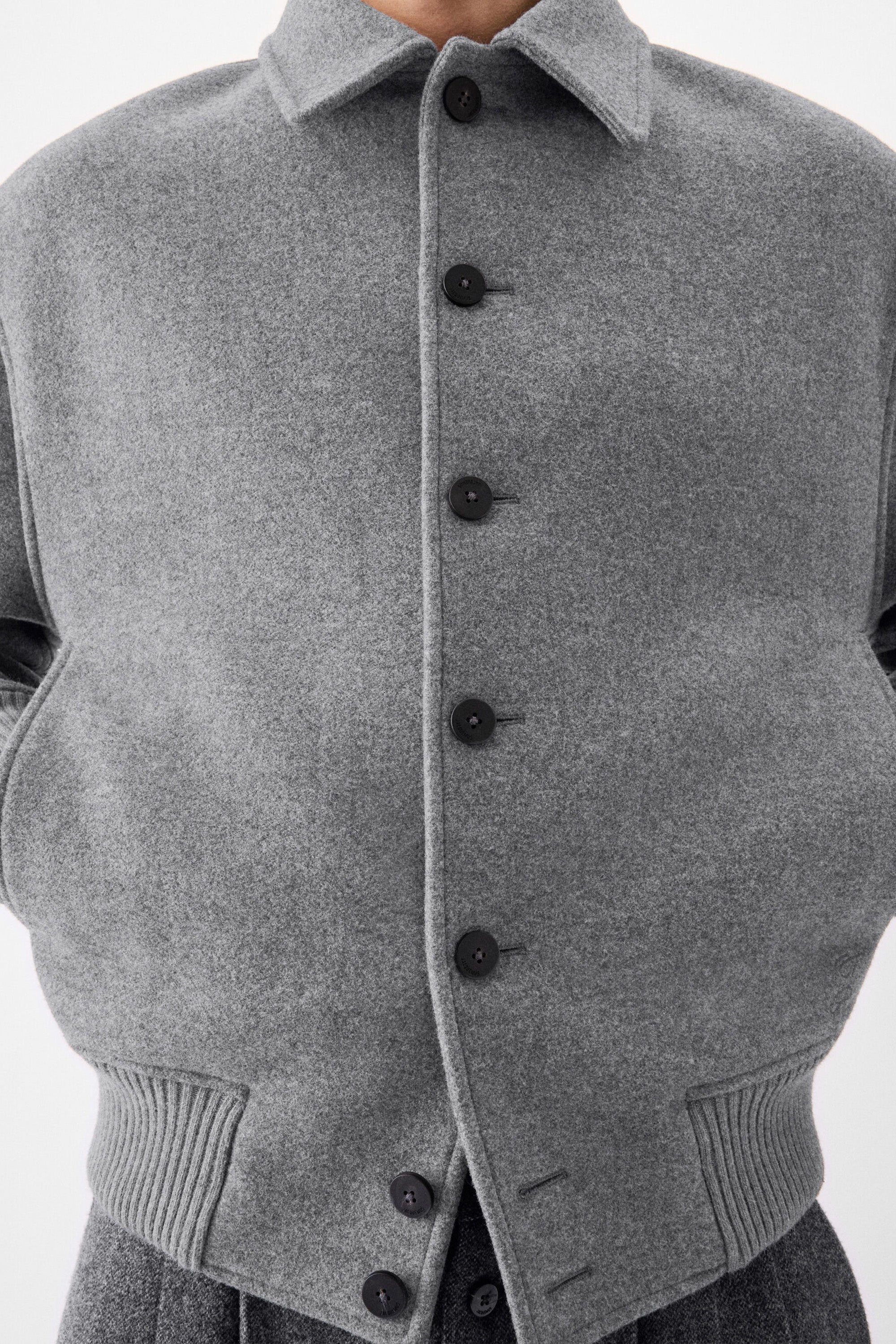 Le Bomber Feltro Grey_4