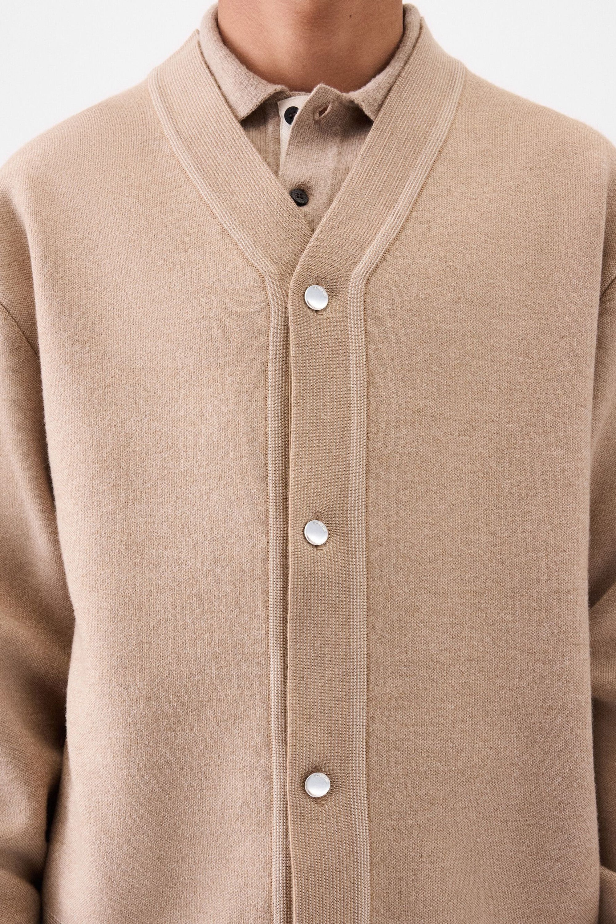 Le Cardigan Doppio Multi/ Beige_4