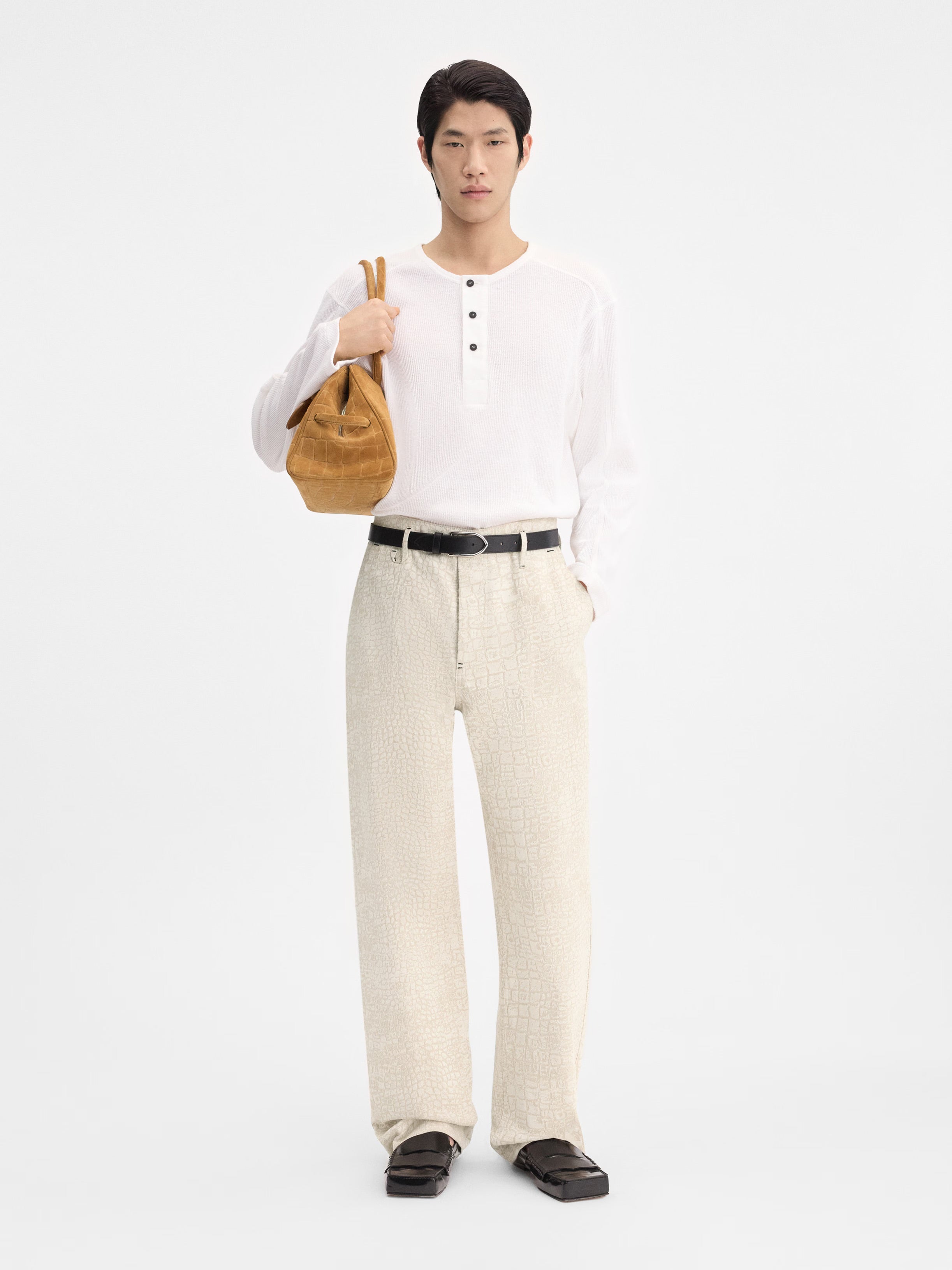 Le De-Nîmes Fernando Croco Beige