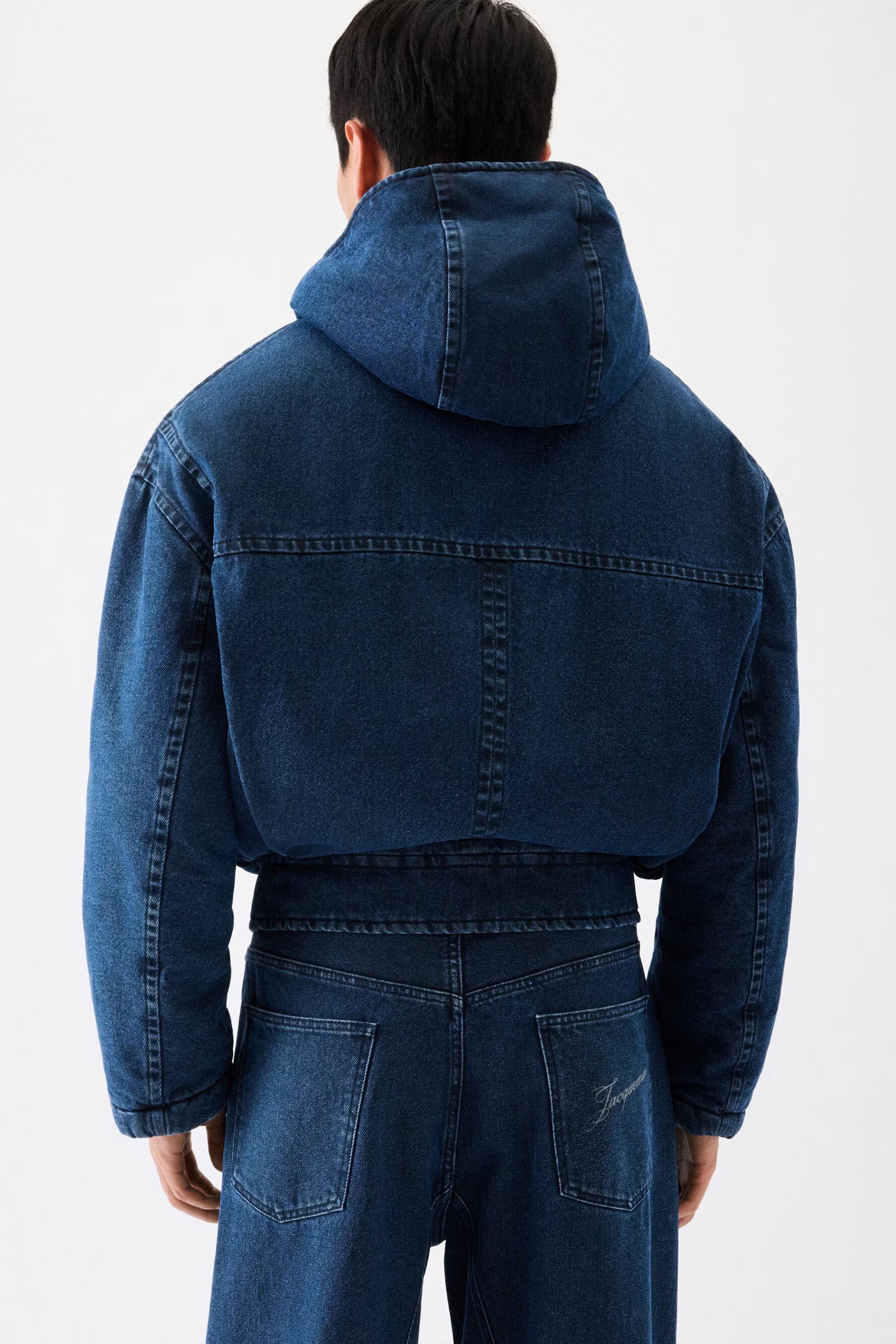 値下げ ジャックムス JACQUEMUS 麦刺繍 ブルゾン カバーオール JACQUEMUS Blue Les Classiques 'La chemise Boulanger' Denim Jacket