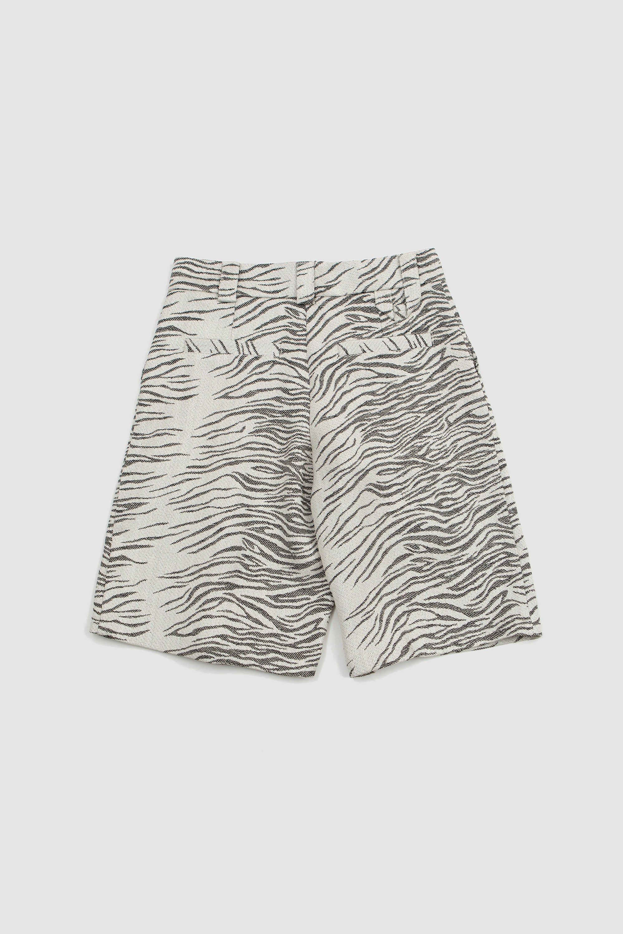 Le Short Navega Jacquard Mottled Zebra Black_4