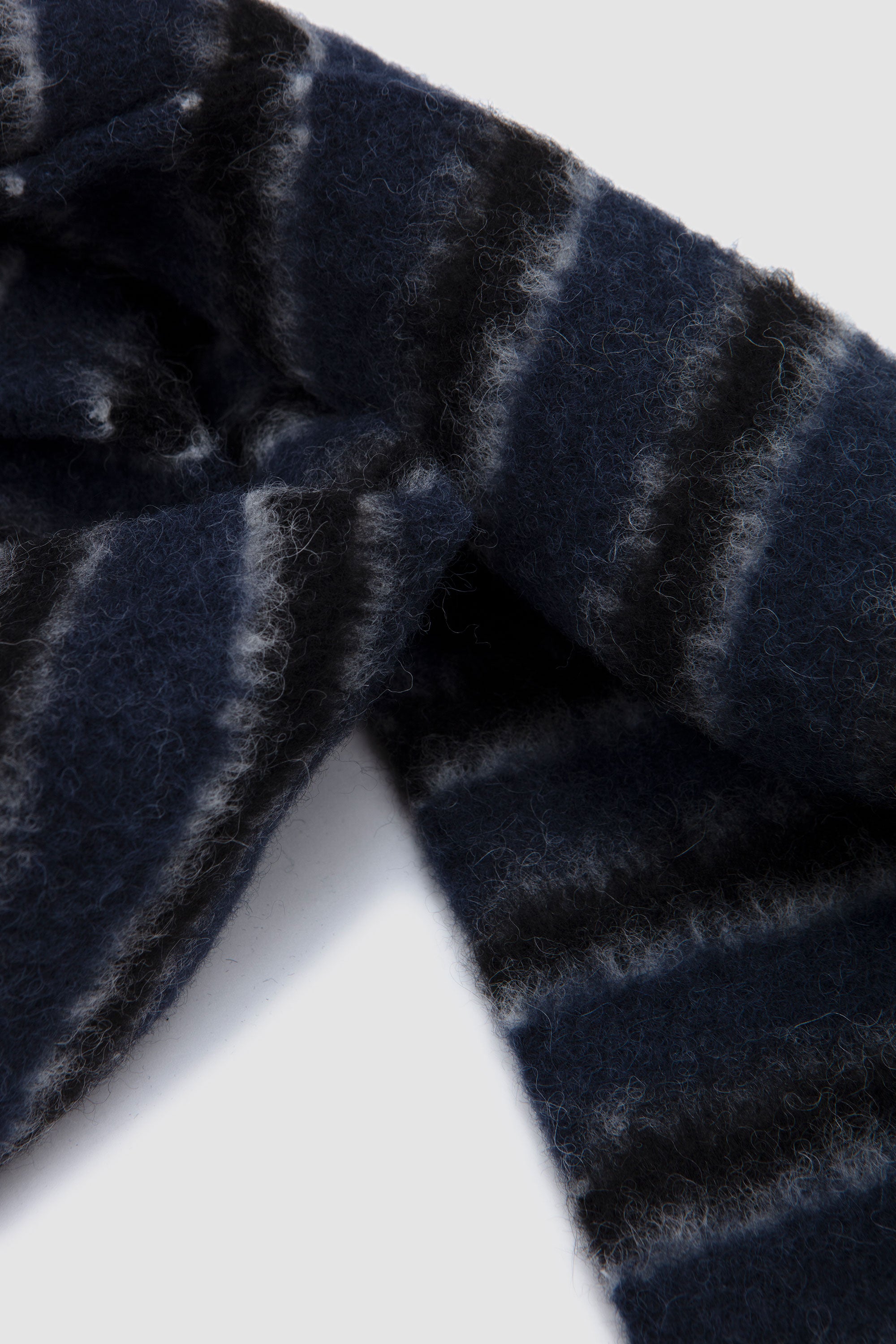 L'Echarpe Rayures Blue/ Dark Grey Stripes_4