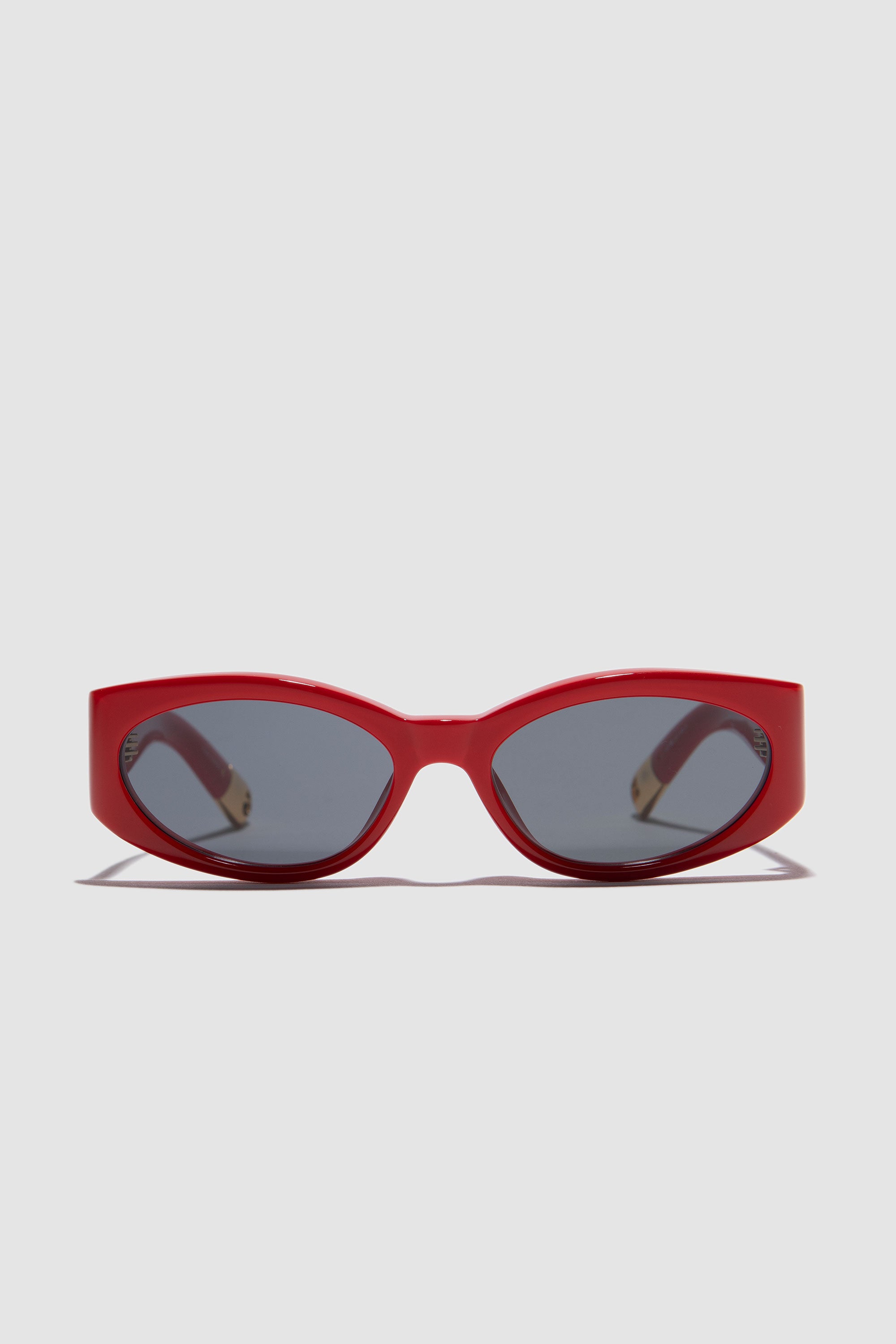 サングラス Jacquemus Oval-Shaped Grey Acetate Sunglasses Ovalo Sunglasses in T-Shell by Jacquemus Eyewear - societyA
