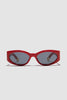 SPORTIVO STORE_Ovalo Sunglasses Red/Yellow Gold/ Grey_2