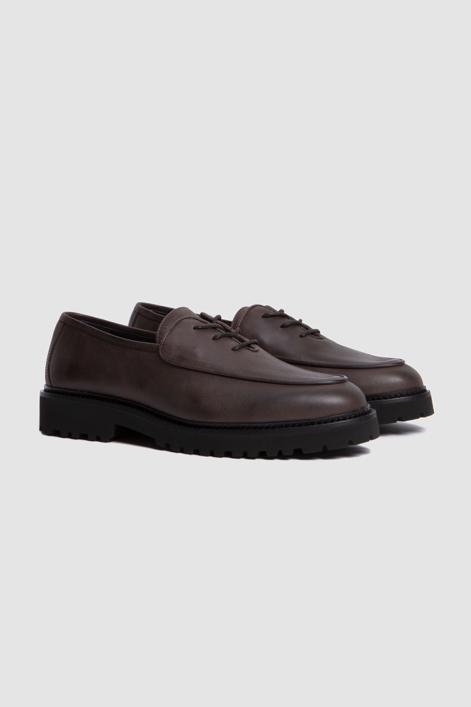Fleurus Pull-UP Calf Dark Brown