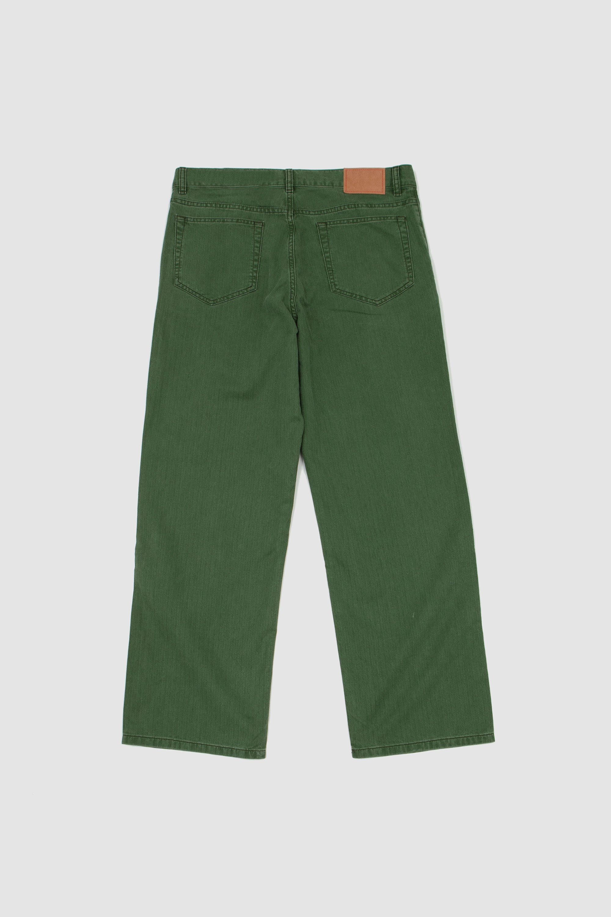 Genua Jeans Chevron Green Herringbone_4