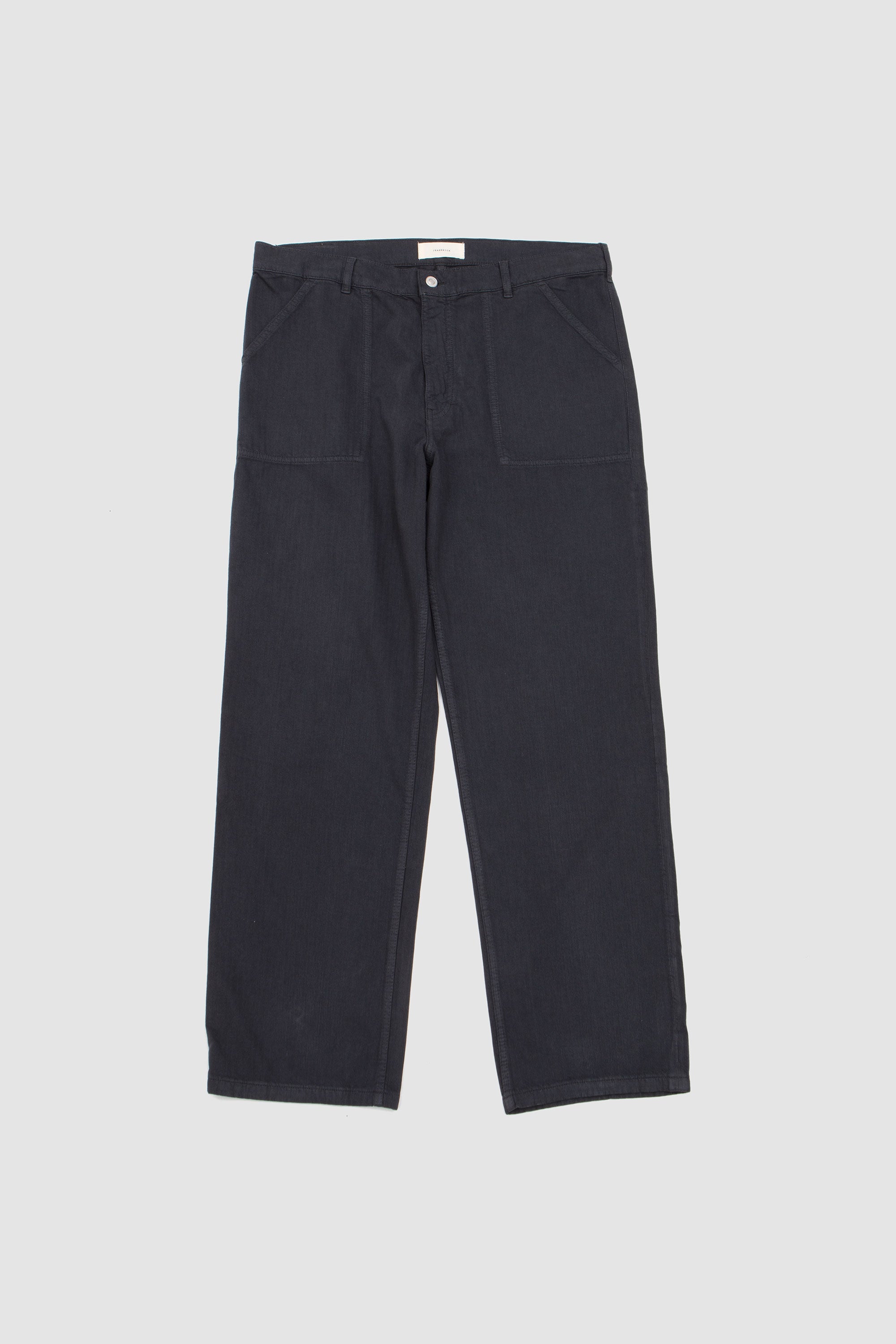 Genua Worker Chino Chevron Anthracite