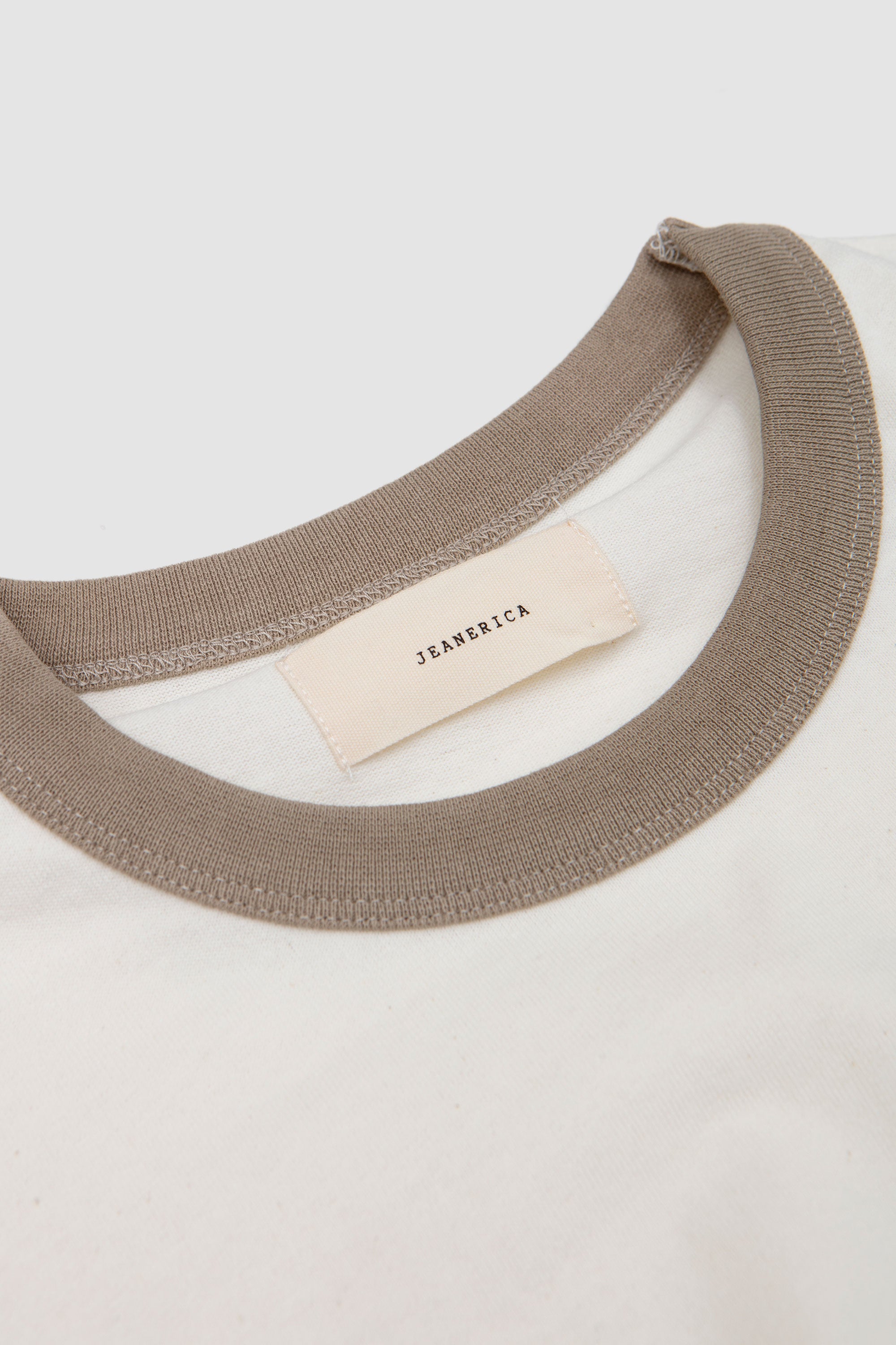 Ringer Tee Khaki/ Beige_2