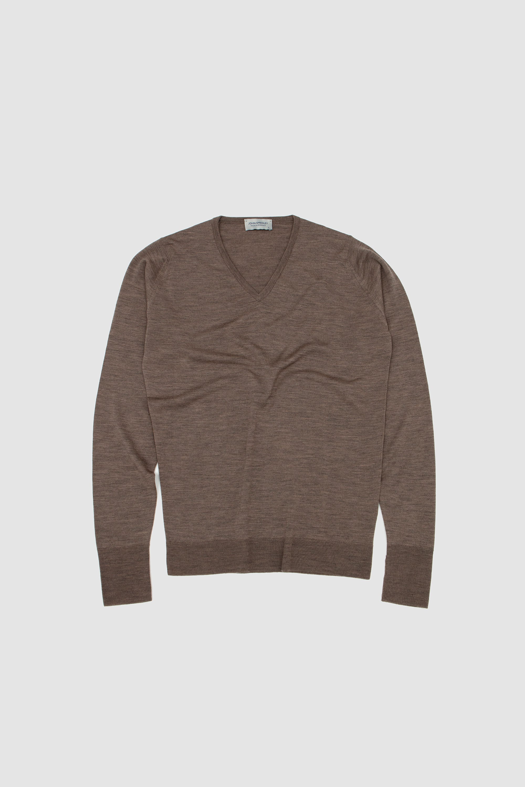 Bobby Extra Fine Merino Wool Jumper Mushroom_1