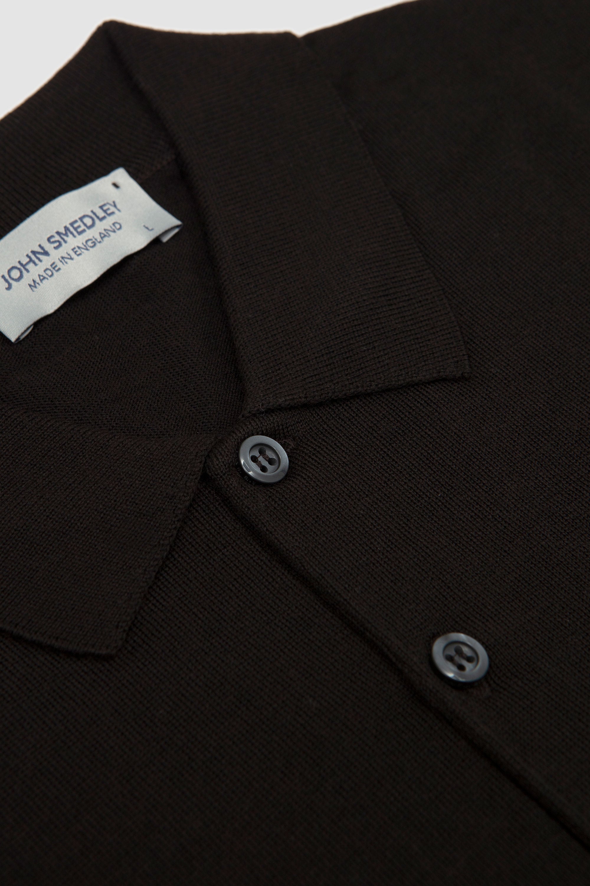 Cotswold Extra Fine Merino Wool Polo Shirt Faulkner Brown