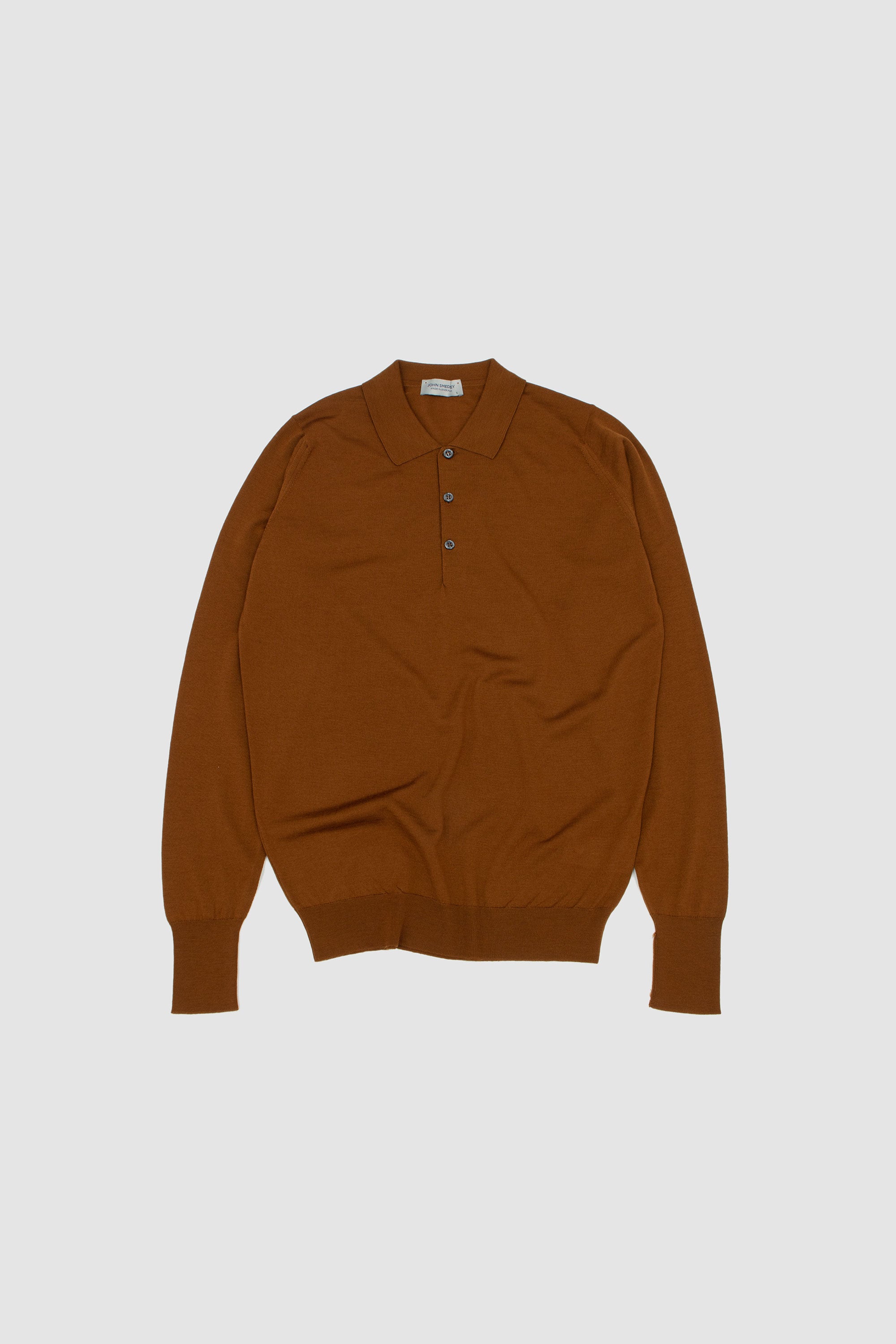 Cotswold Extra Fine Merino Wool Polo Shirt Keats Bronze_1