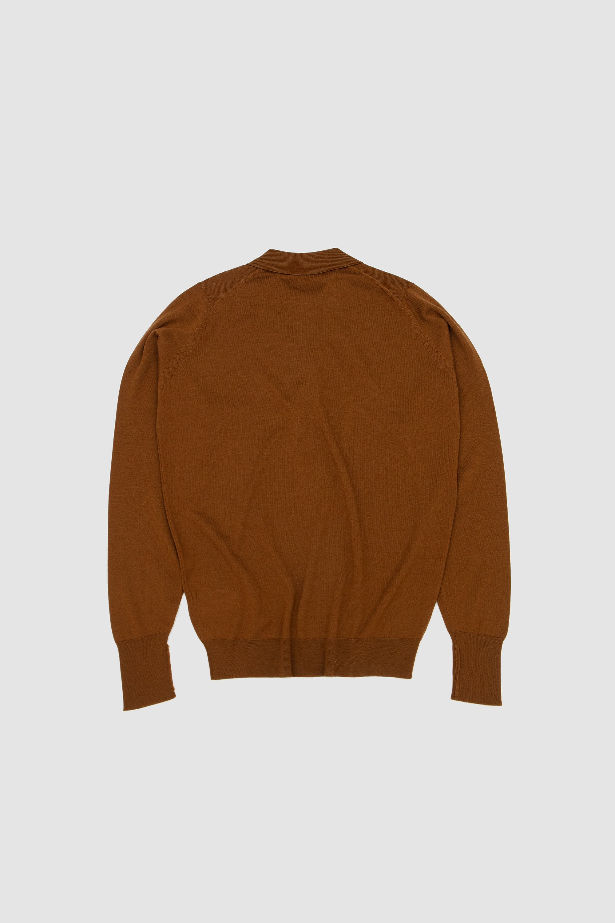 Cotswold Extra Fine Merino Wool Polo Shirt Keats Bronze_4