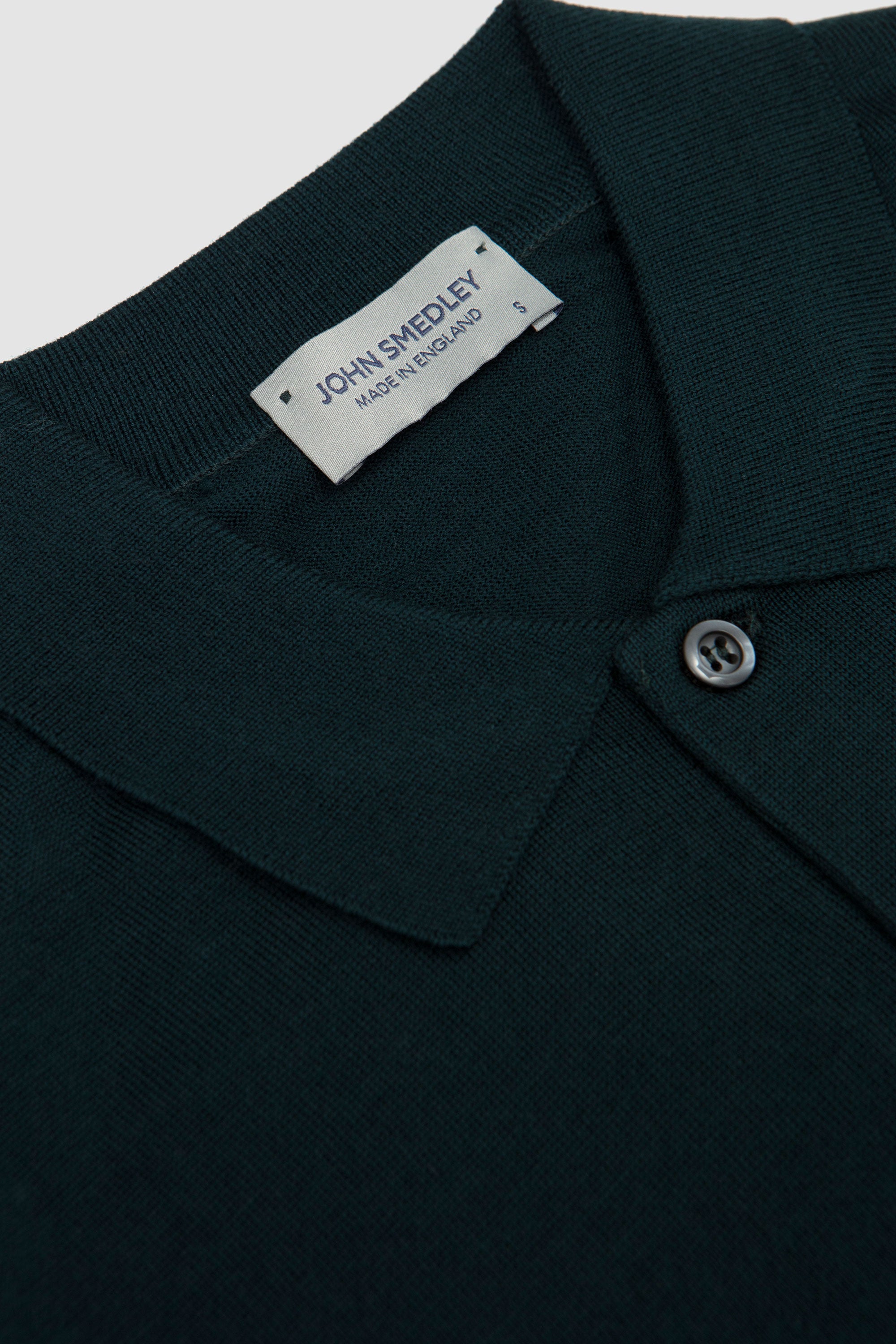 Cotswold Extra Fine Merino Wool Polo Shirt Richardson Green