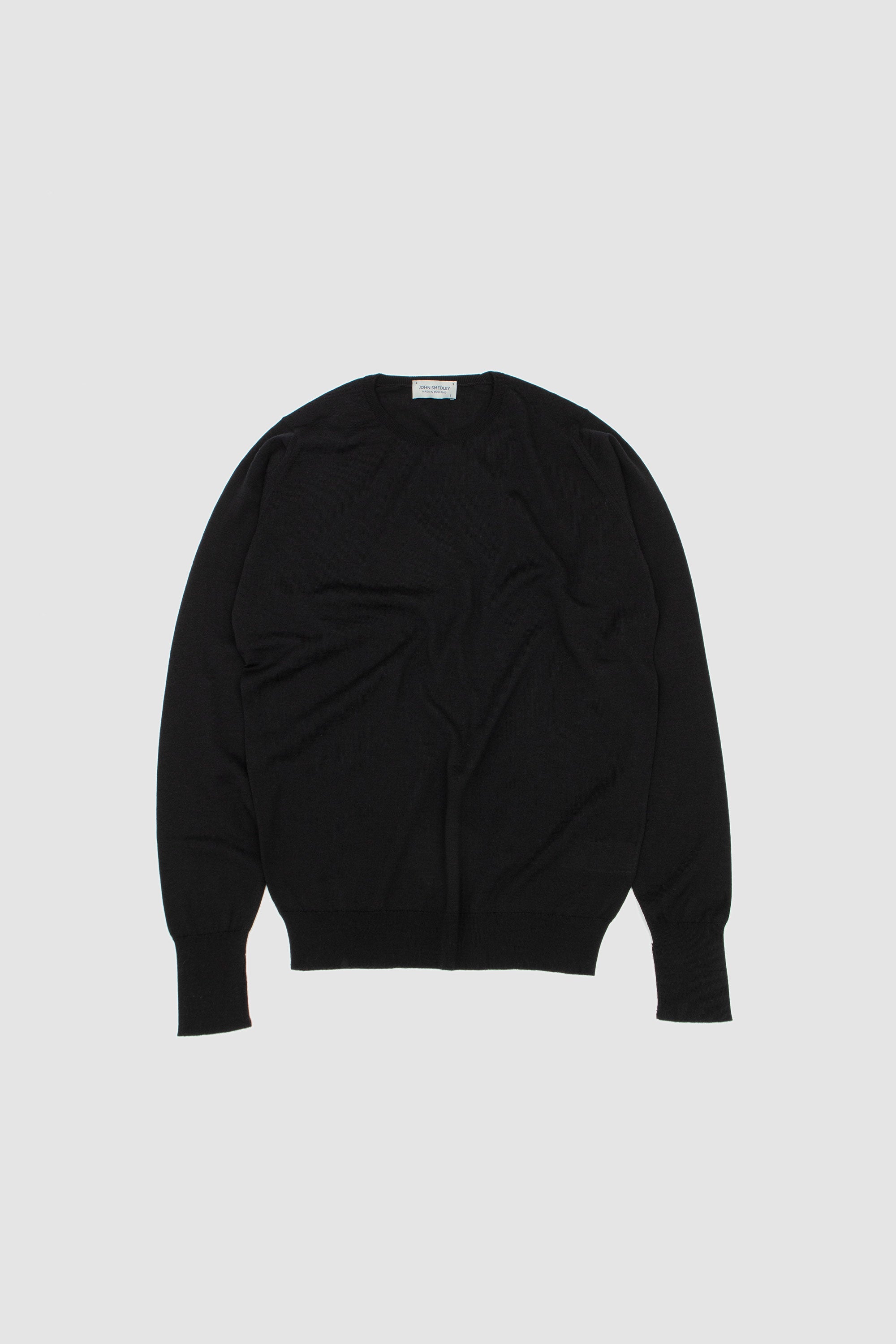 Marcus Extra Fine Merino Wool Jumper Black