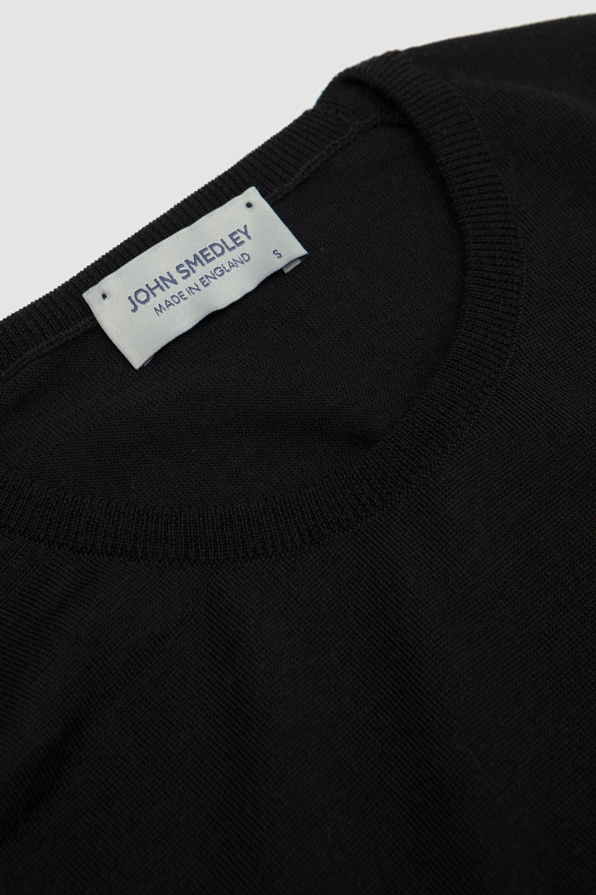 Marcus Extra Fine Merino Wool Jumper Black