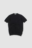 SPORTIVO STORE_Park Pique SS Crewneck Ribs T-Shirt Black