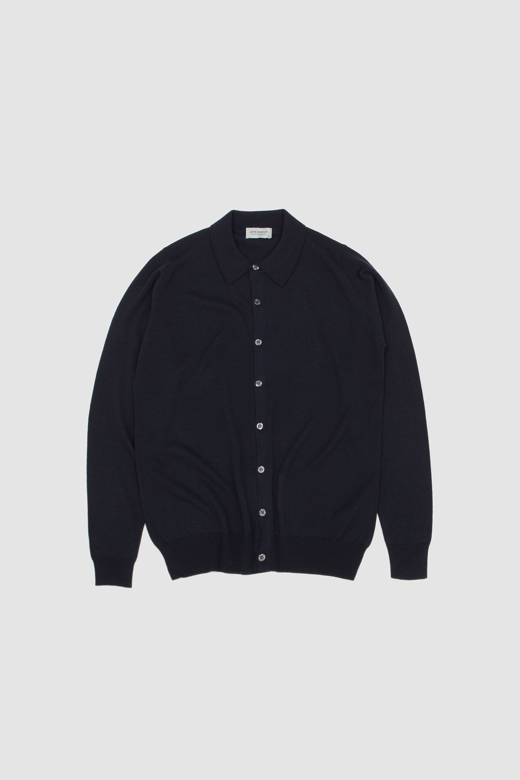 Tibor Extra Fine Merino Wool Shirt Midnight