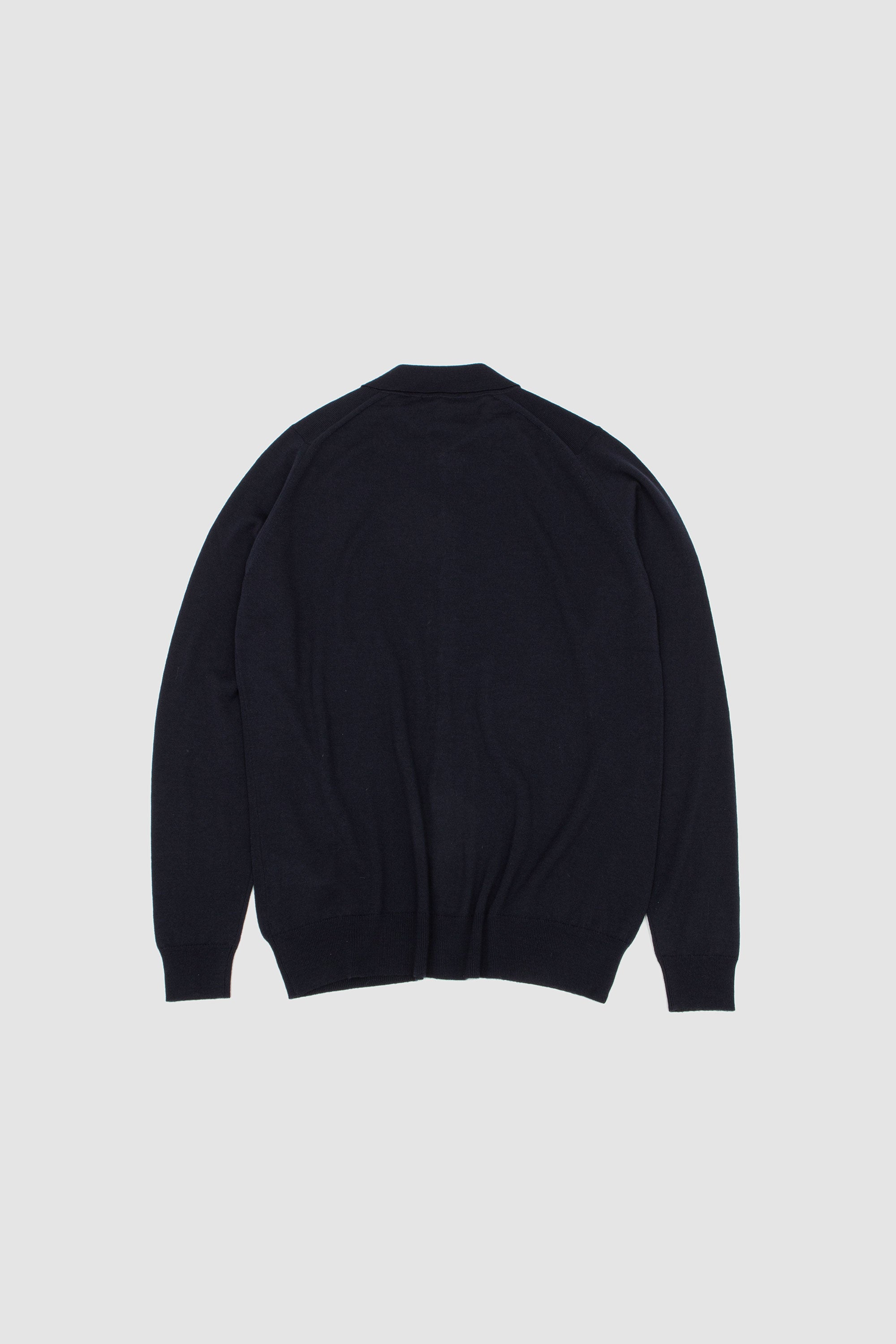 Tibor Extra Fine Merino Wool Shirt Midnight_4