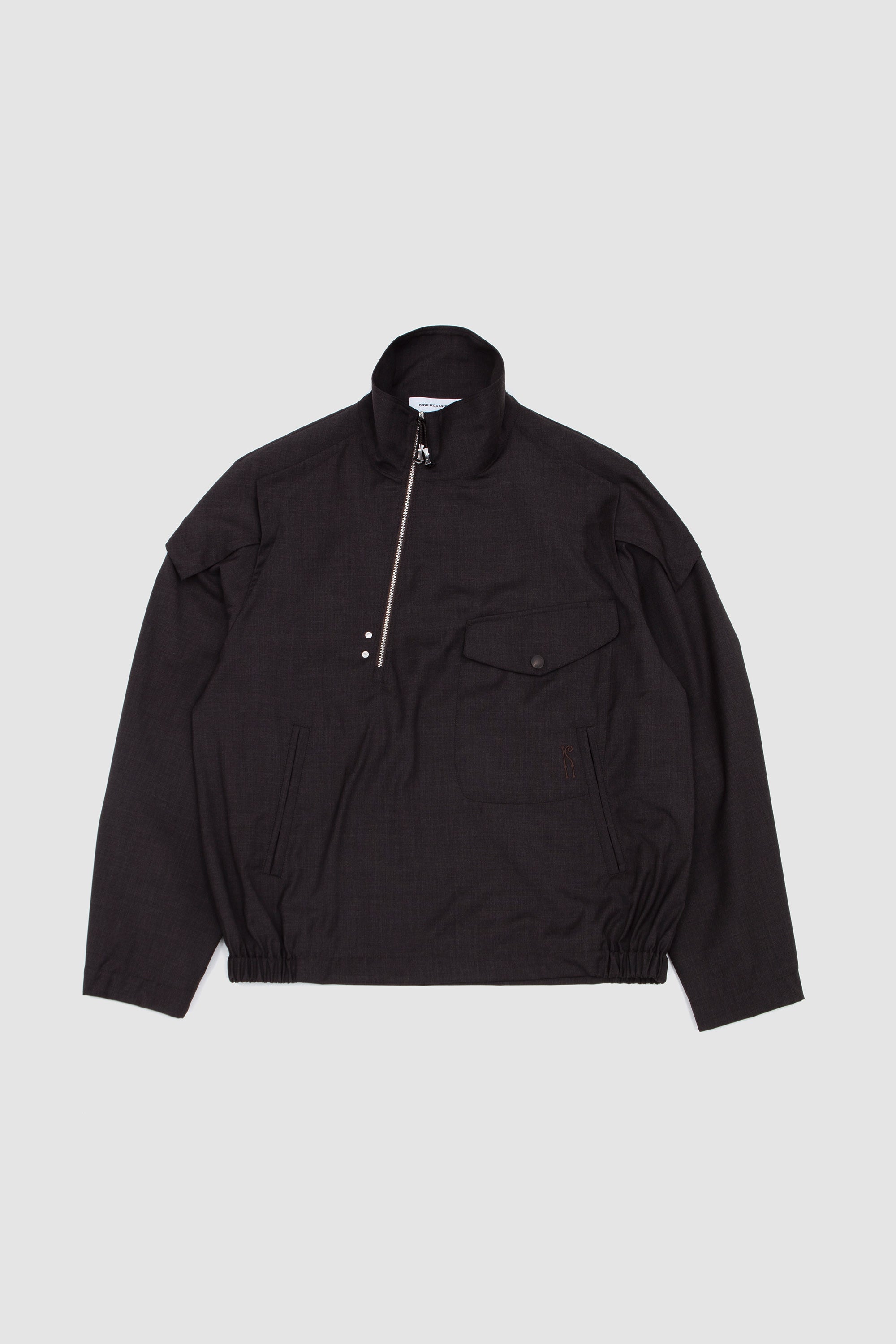 Farkas Pullover Jacket Umber Brown_6