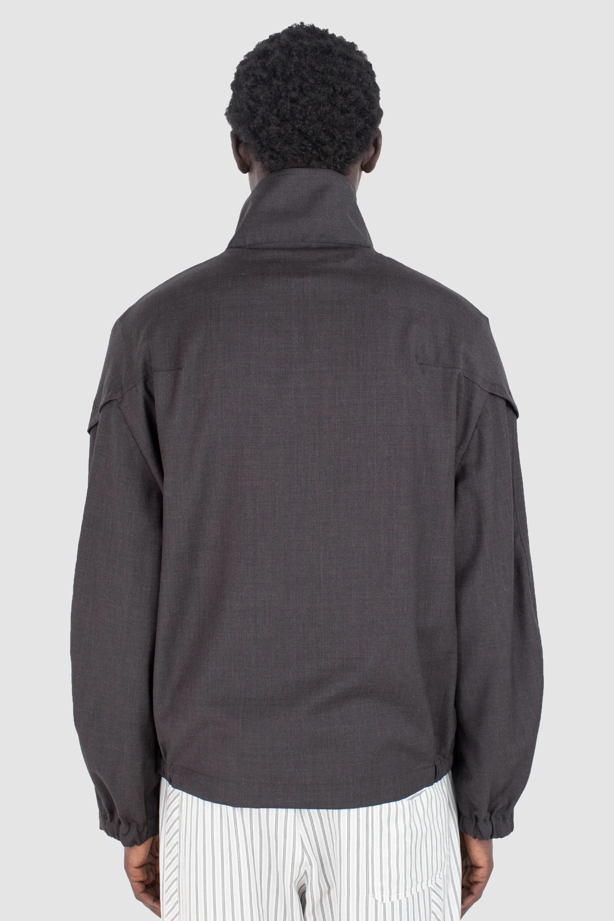 Farkas Pullover Jacket Umber Brown_5