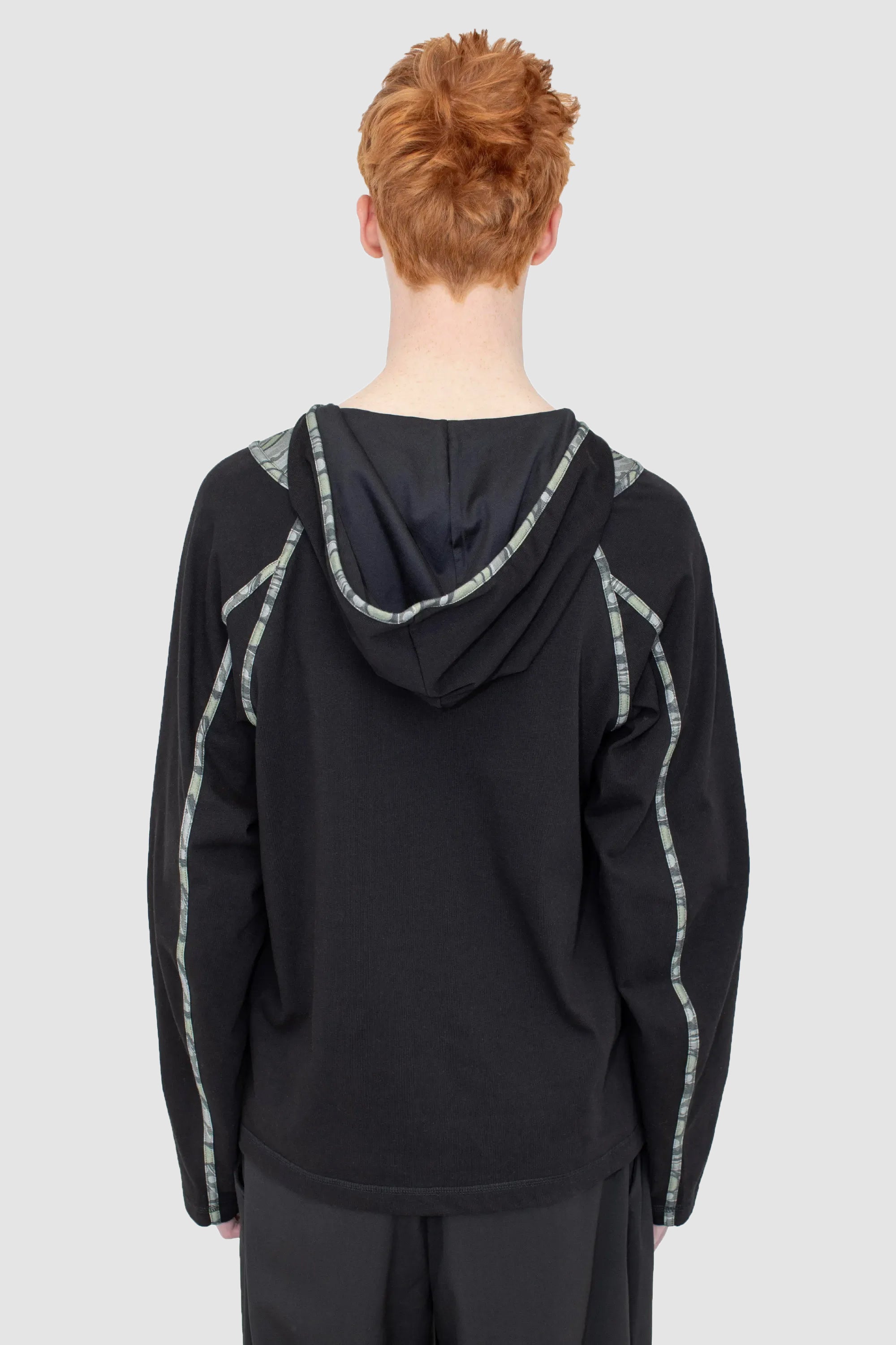 Gizi Hooded Top Black/ Sage_6