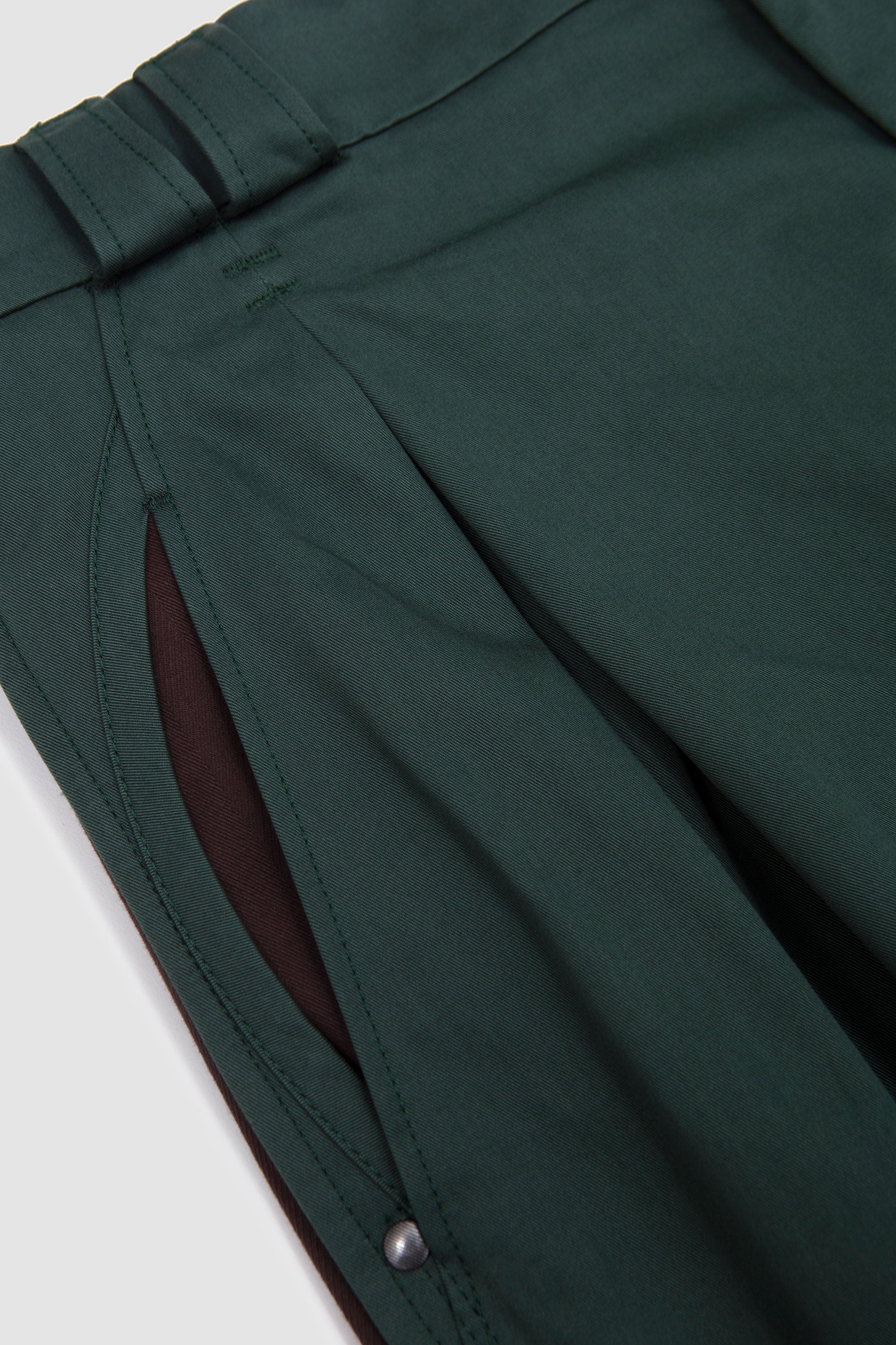 Halics Trouser Spruce Green/ Wood Brown