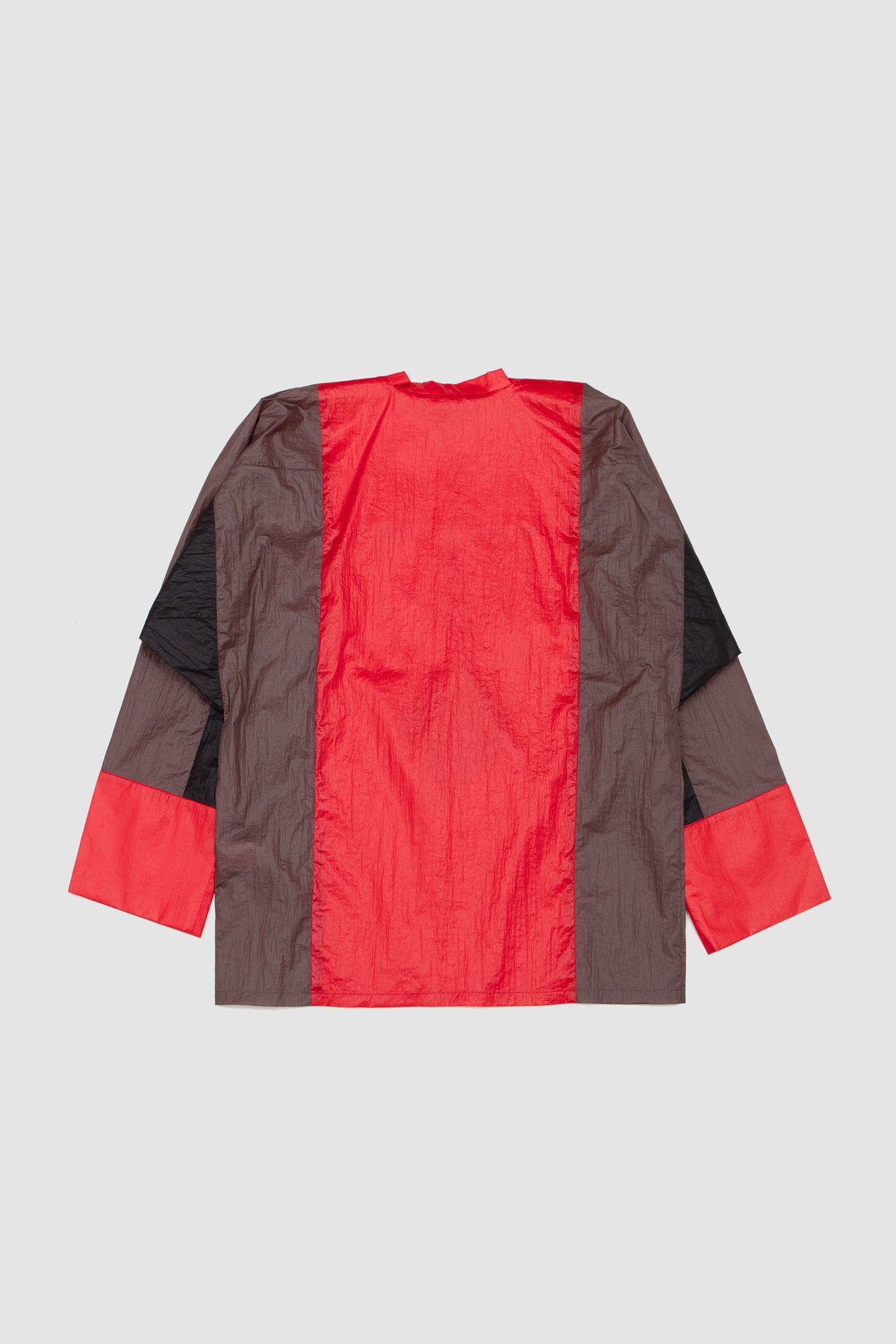 Hertel Striped Pullover Crushed Nylon Crimson_4