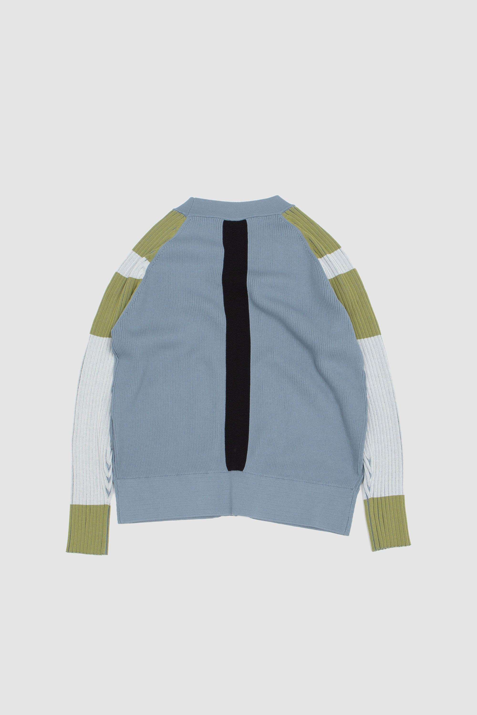 Inex Cardigan Top Blue/ Ivory/ Green/ Black_4