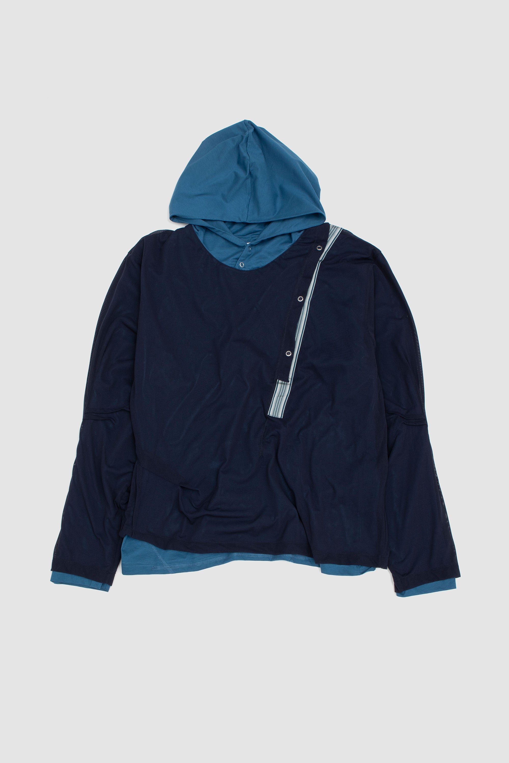 Inex Hooded Top Blue/ Navy