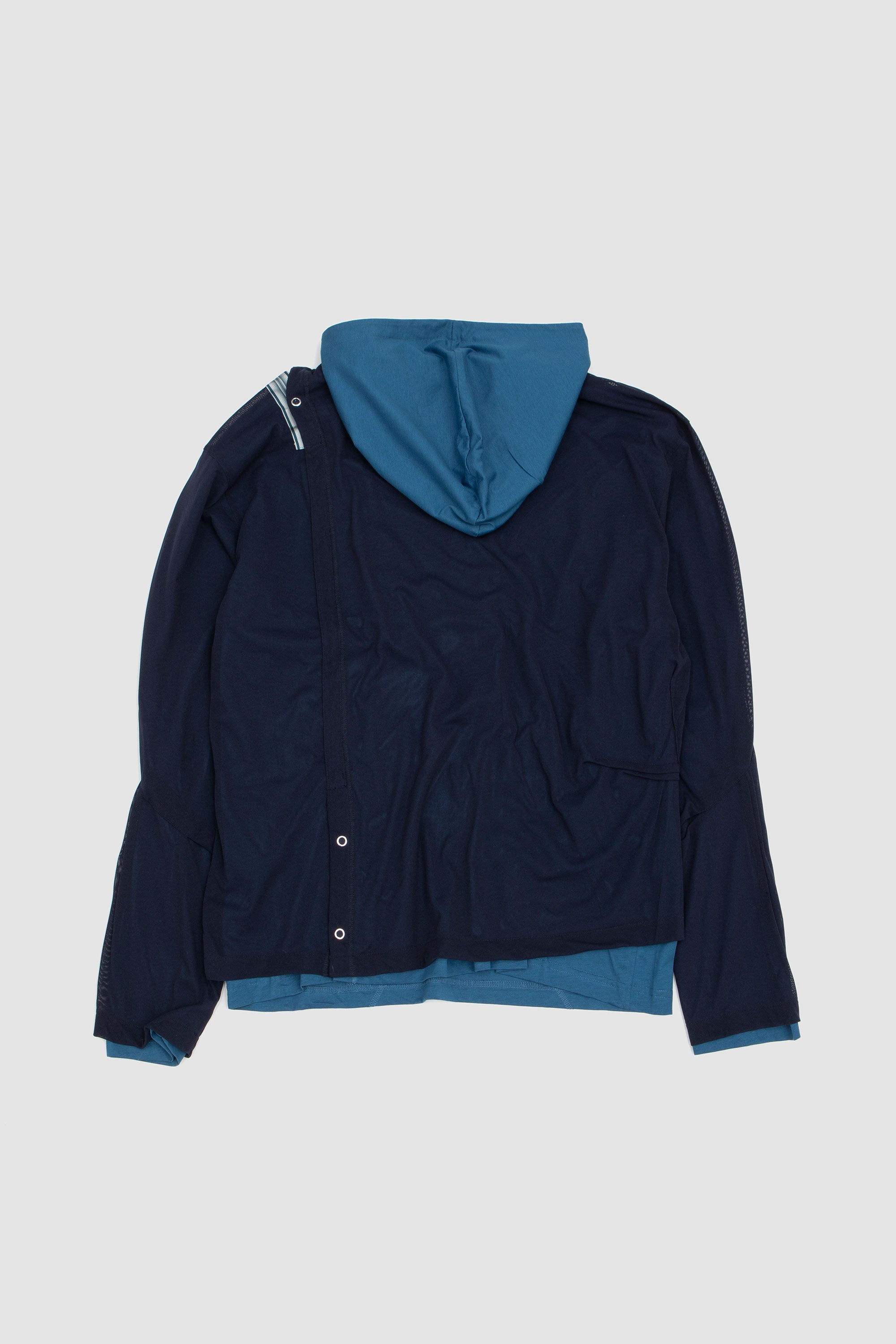 トップス kiko kostadinov AGATHON HOODED PULLOVER Kiko Kostadinov Agathon iridescent jersey sweatshirt